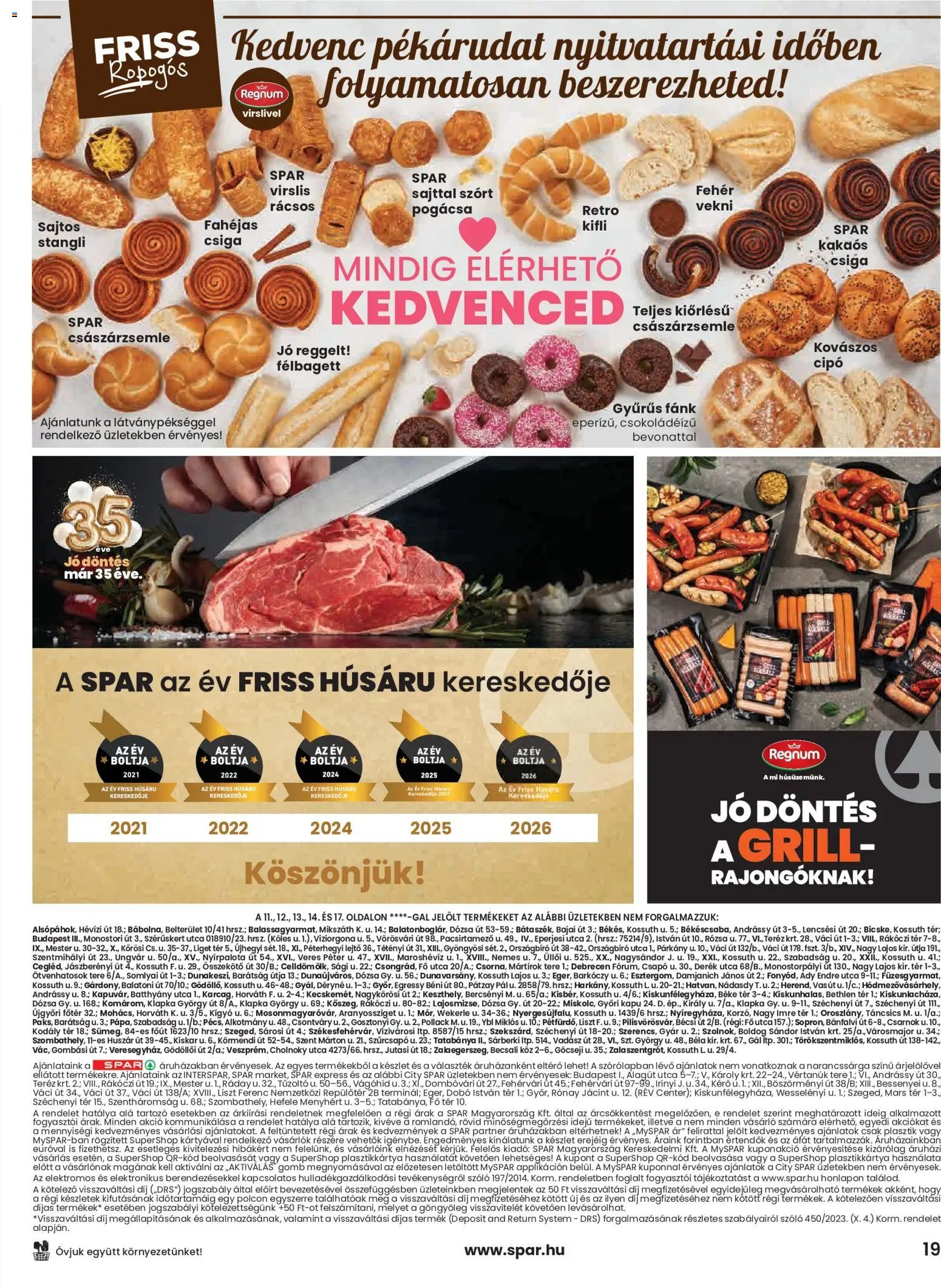 Spar újság 2026.07.23. Spar akciós újság