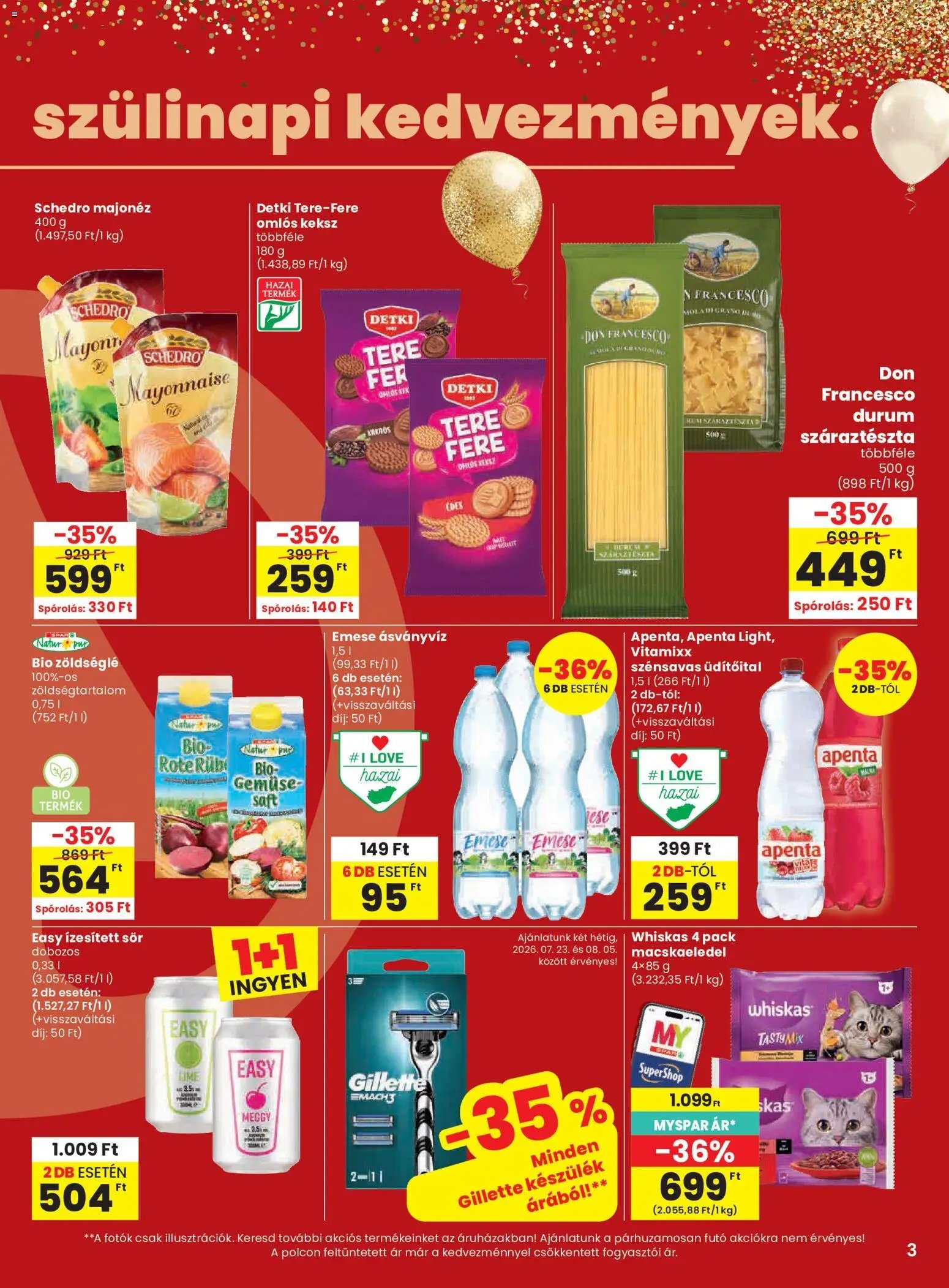 Spar újság 2026.07.23. Spar akciós újság