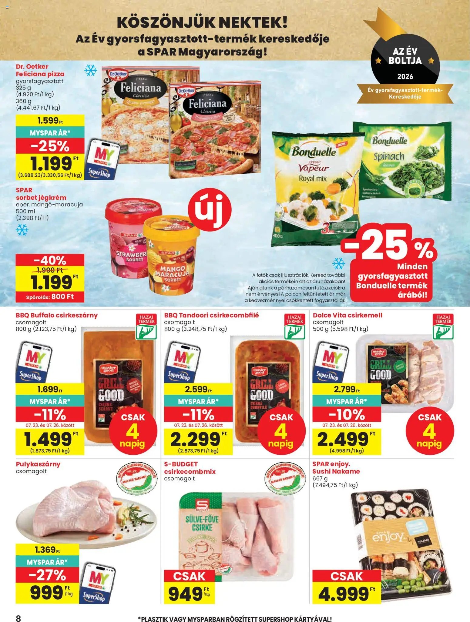 Spar újság 2026.07.23. Spar akciós újság