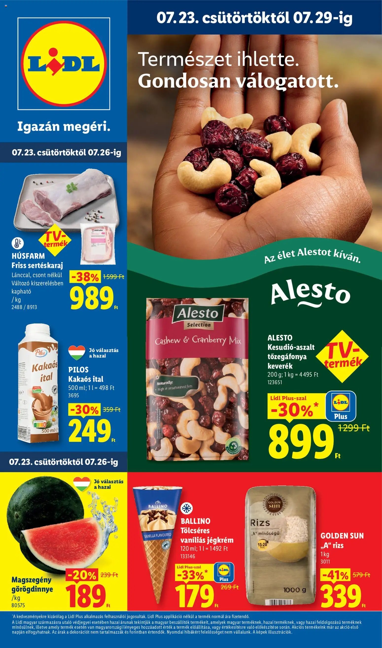 Lidl újság 2026.07.23. Lidl akciós újság