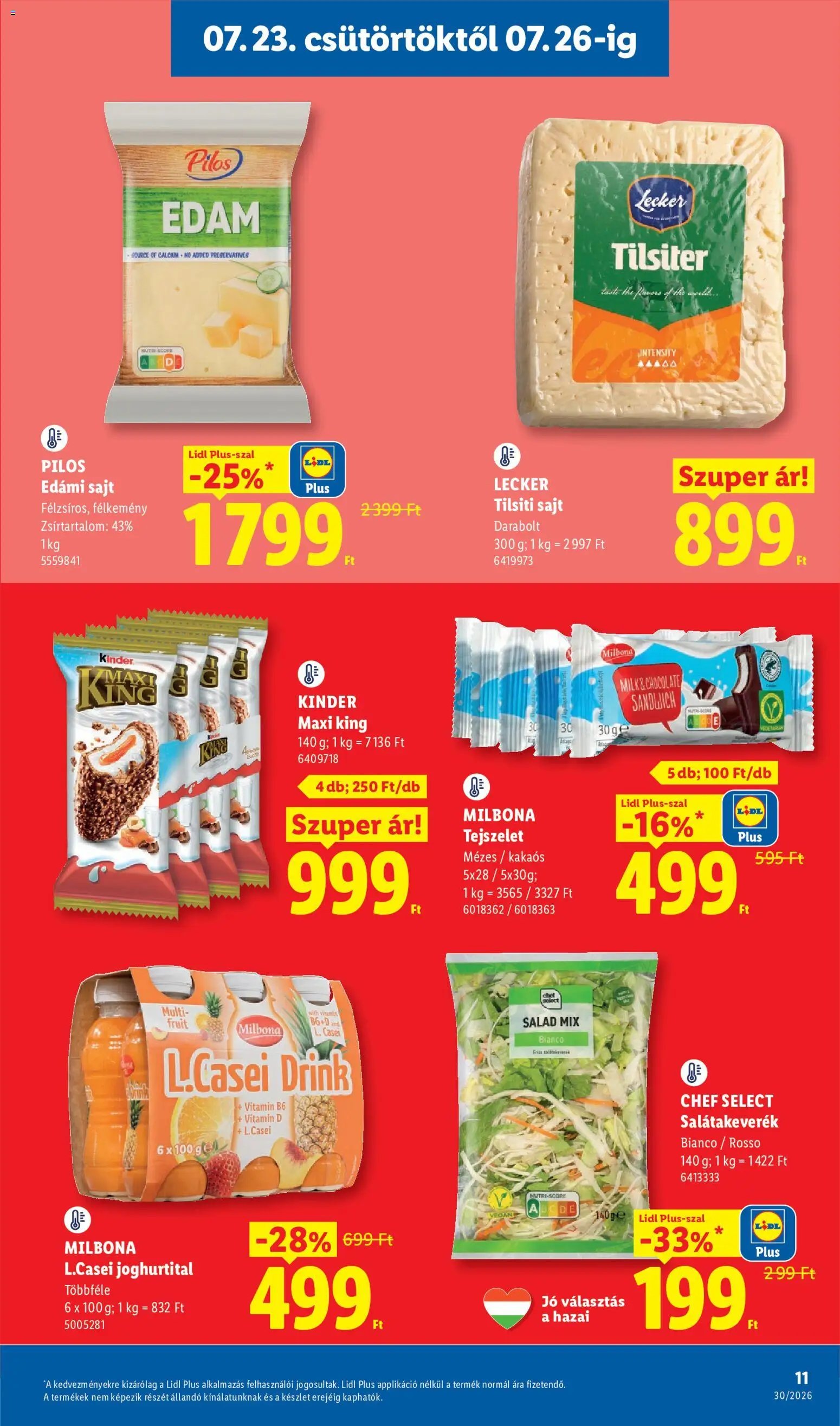 Lidl újság 2026.07.23. Lidl akciós újság