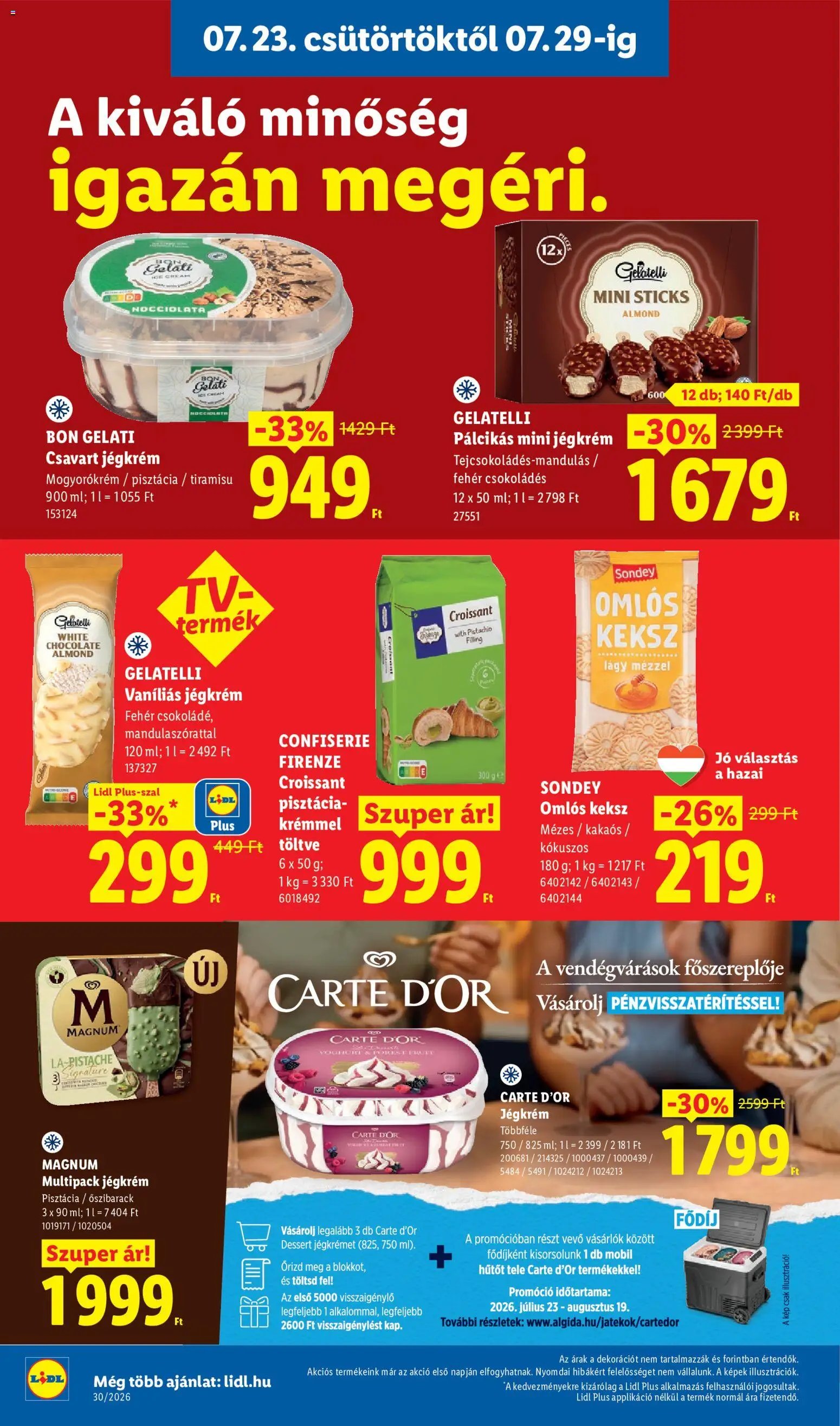 Lidl újság 2026.07.23. Lidl akciós újság