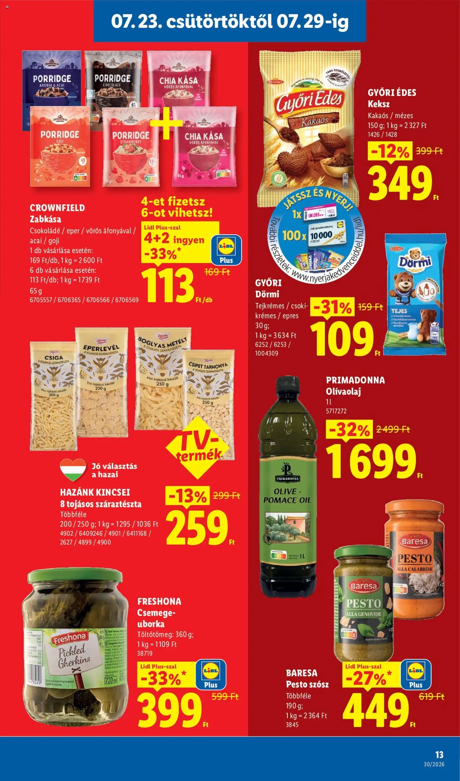 Lidl újság 2026.07.23. Lidl akciós újság