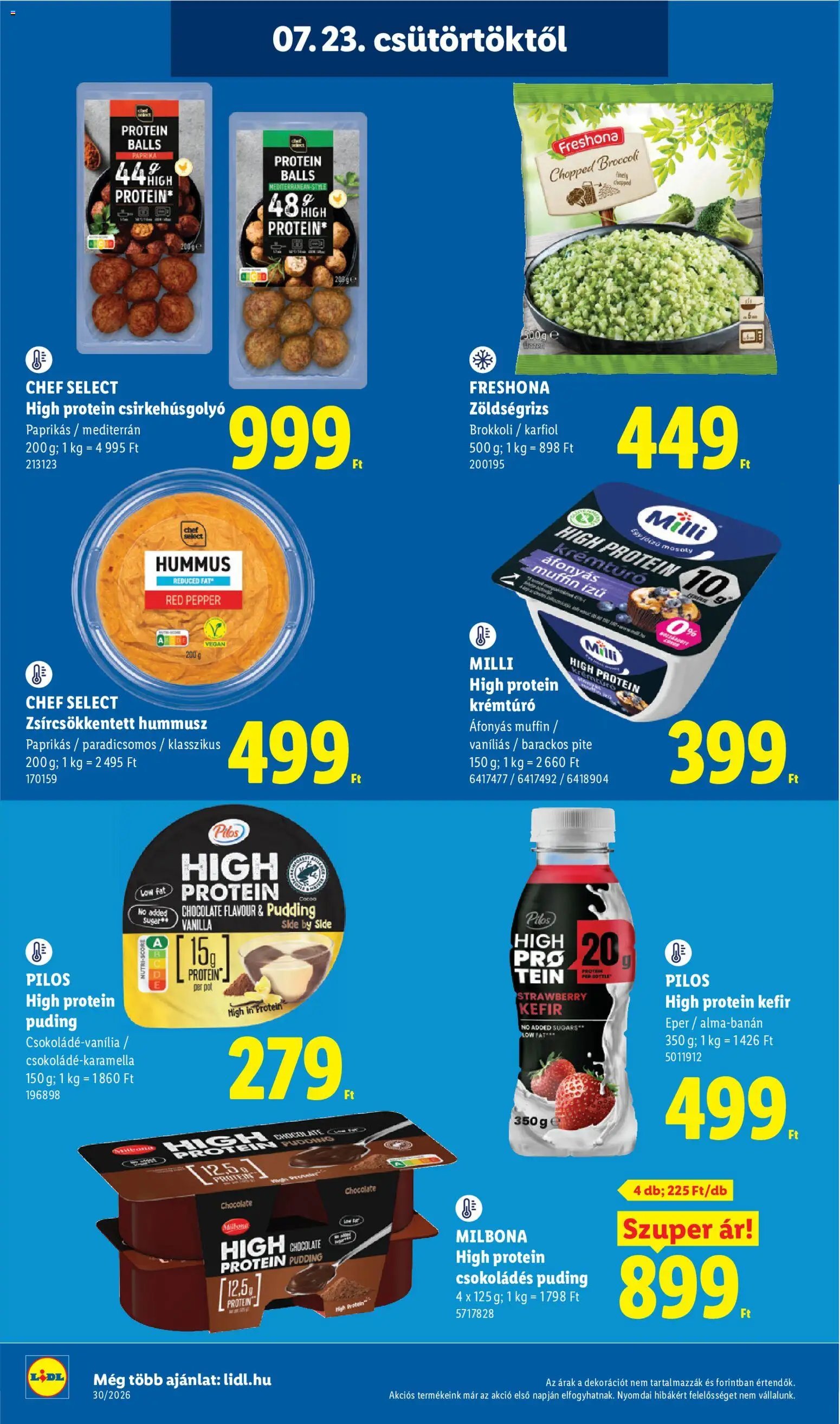 Lidl újság 2026.07.23. Lidl akciós újság