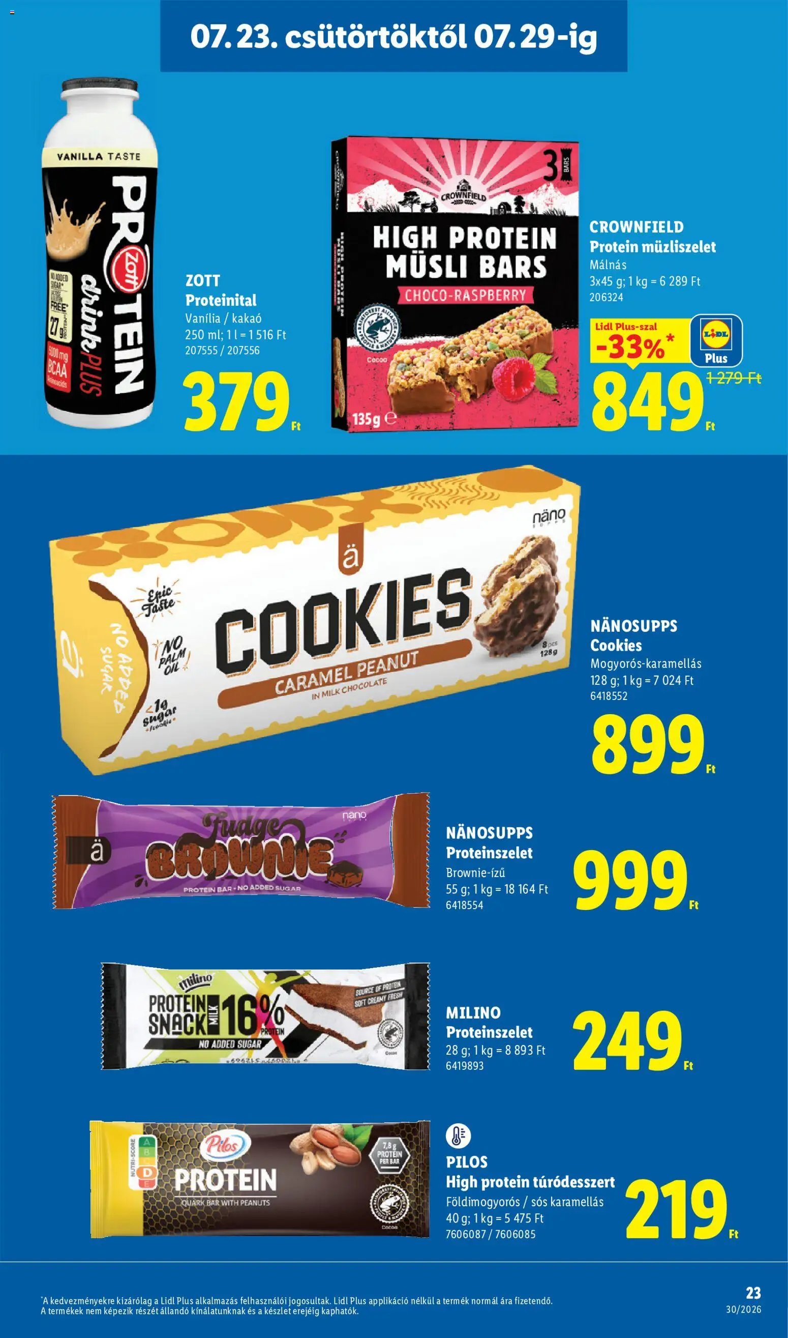Lidl újság 2026.07.23. Lidl akciós újság