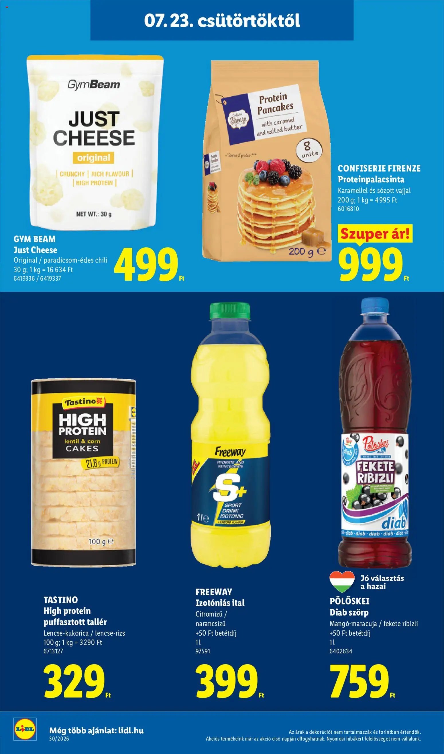Lidl újság 2026.07.23. Lidl akciós újság