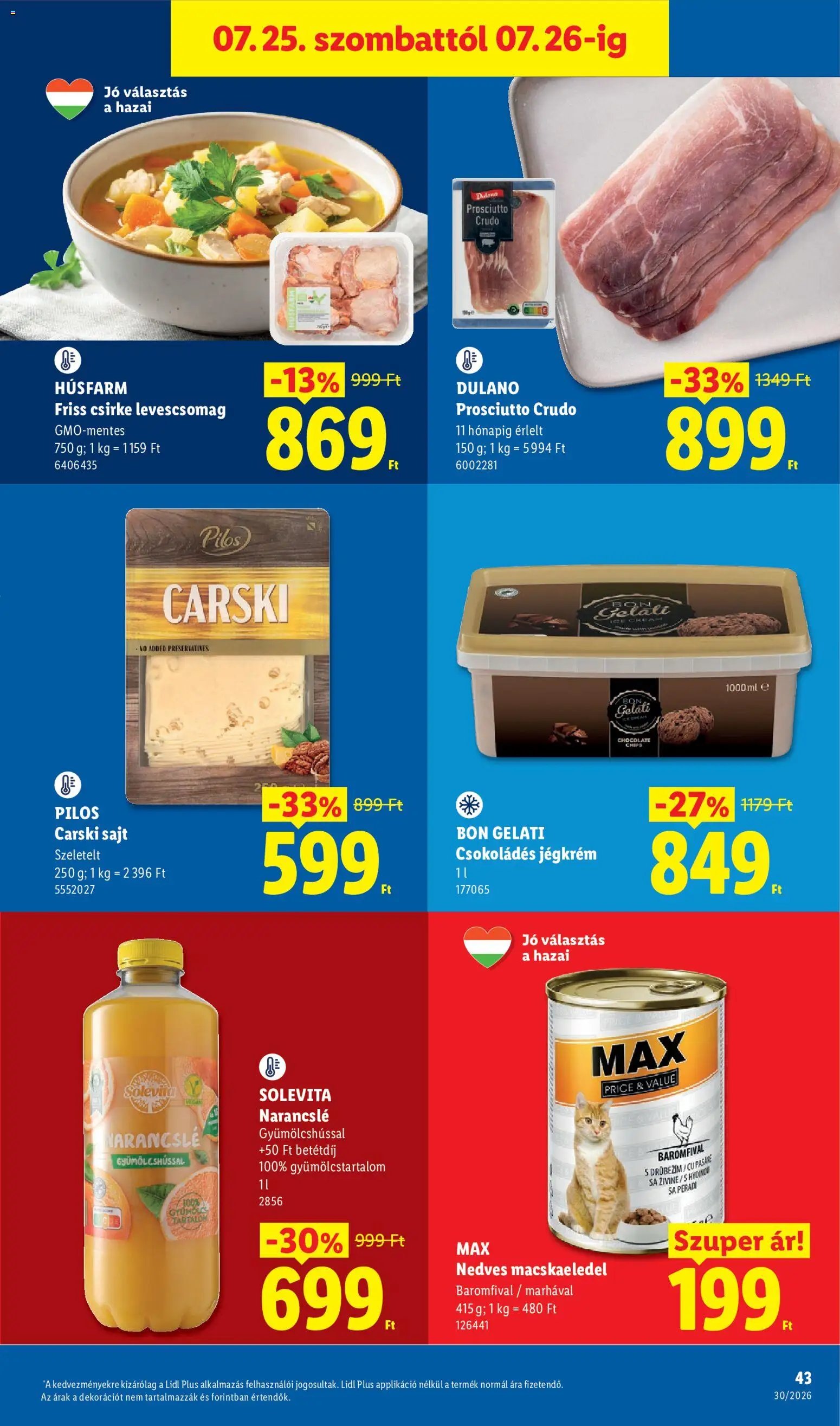 Lidl újság 2026.07.23. Lidl akciós újság