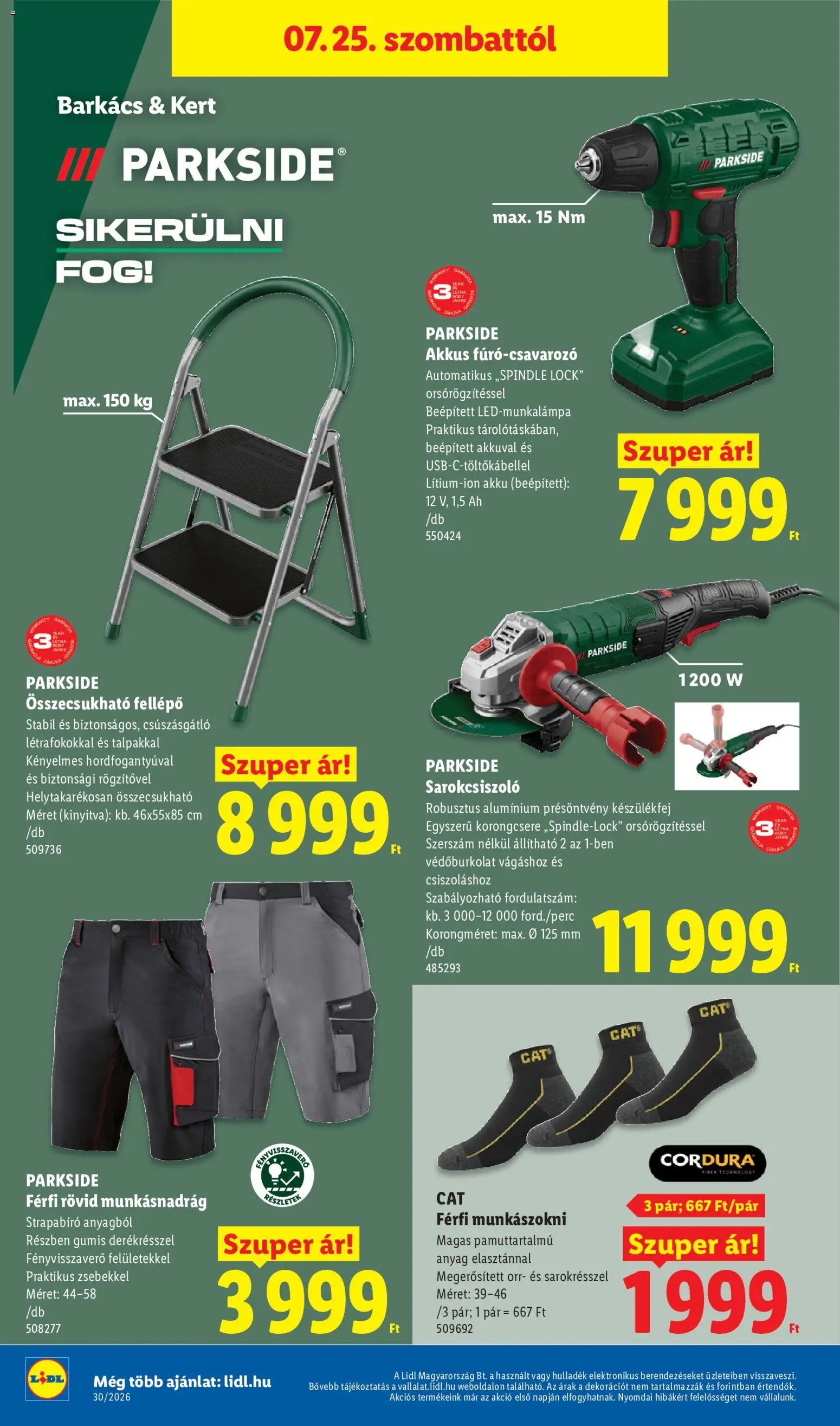 Lidl újság 2026.07.23. Lidl akciós újság