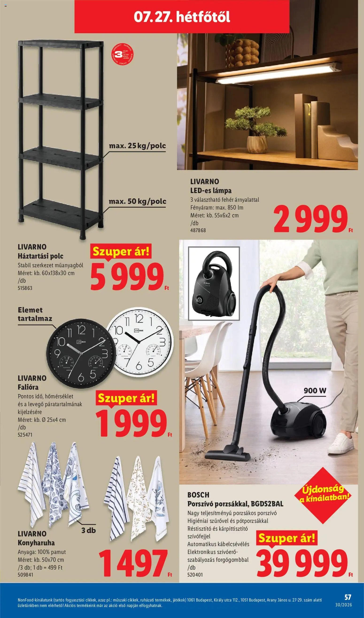 Lidl újság 2026.07.23. Lidl akciós újság