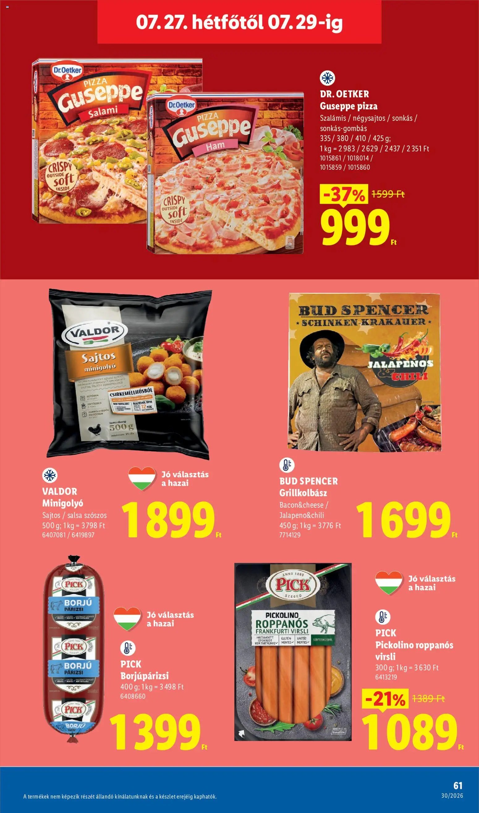 Lidl újság 2026.07.23. Lidl akciós újság