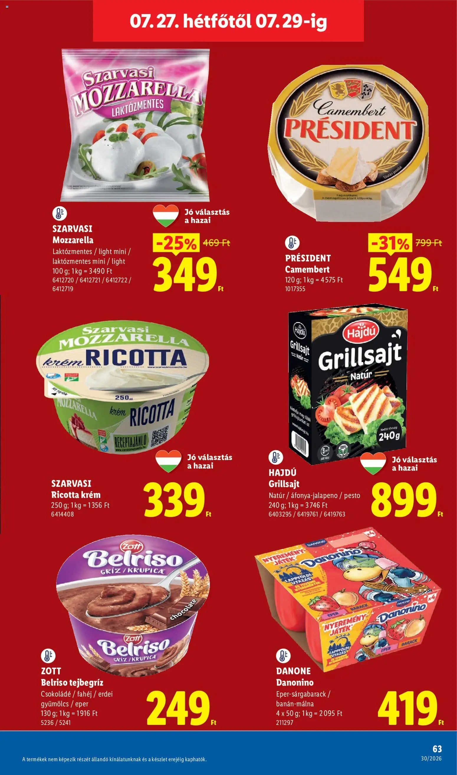 Lidl újság 2026.07.23. Lidl akciós újság