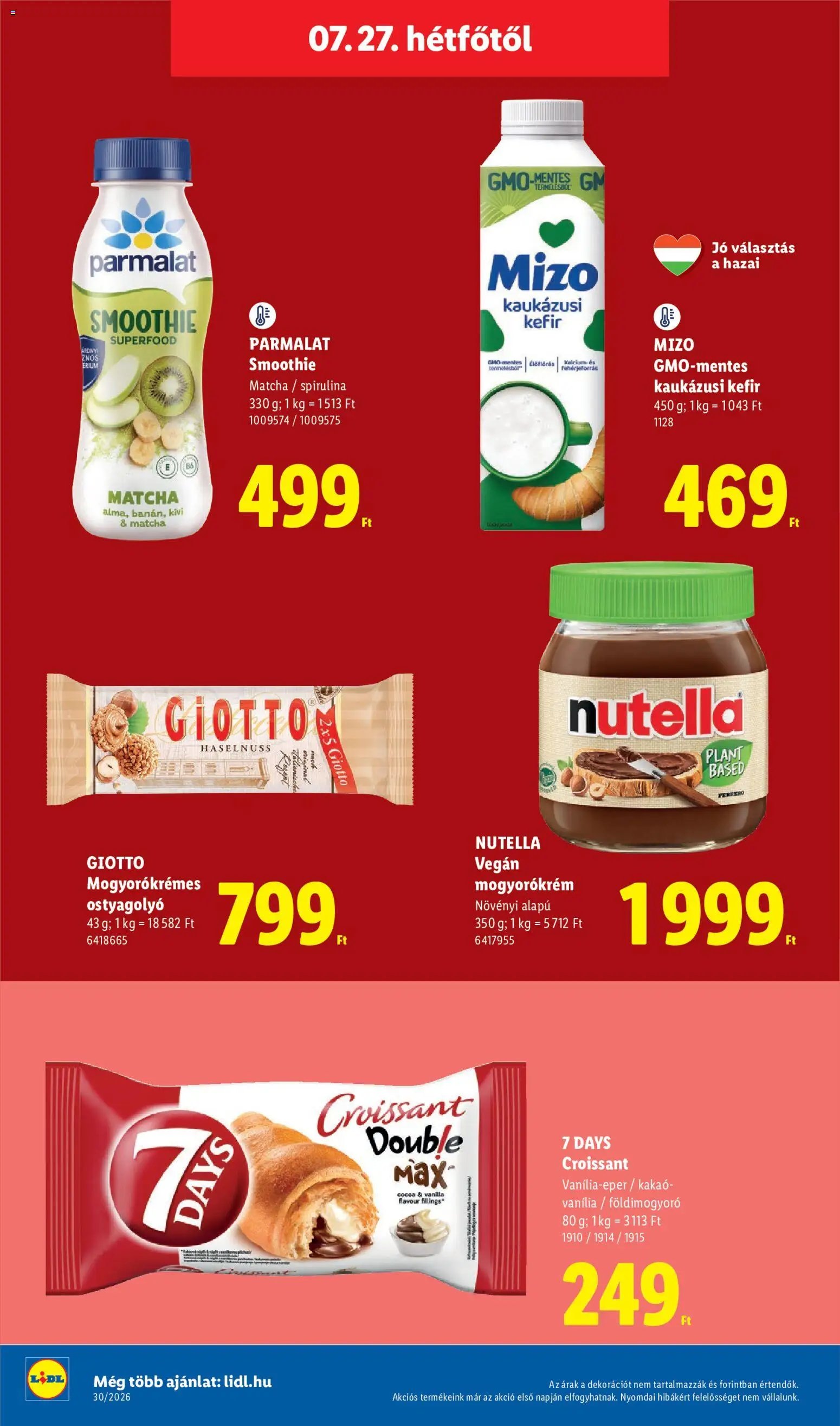Lidl újság 2026.07.23. Lidl akciós újság