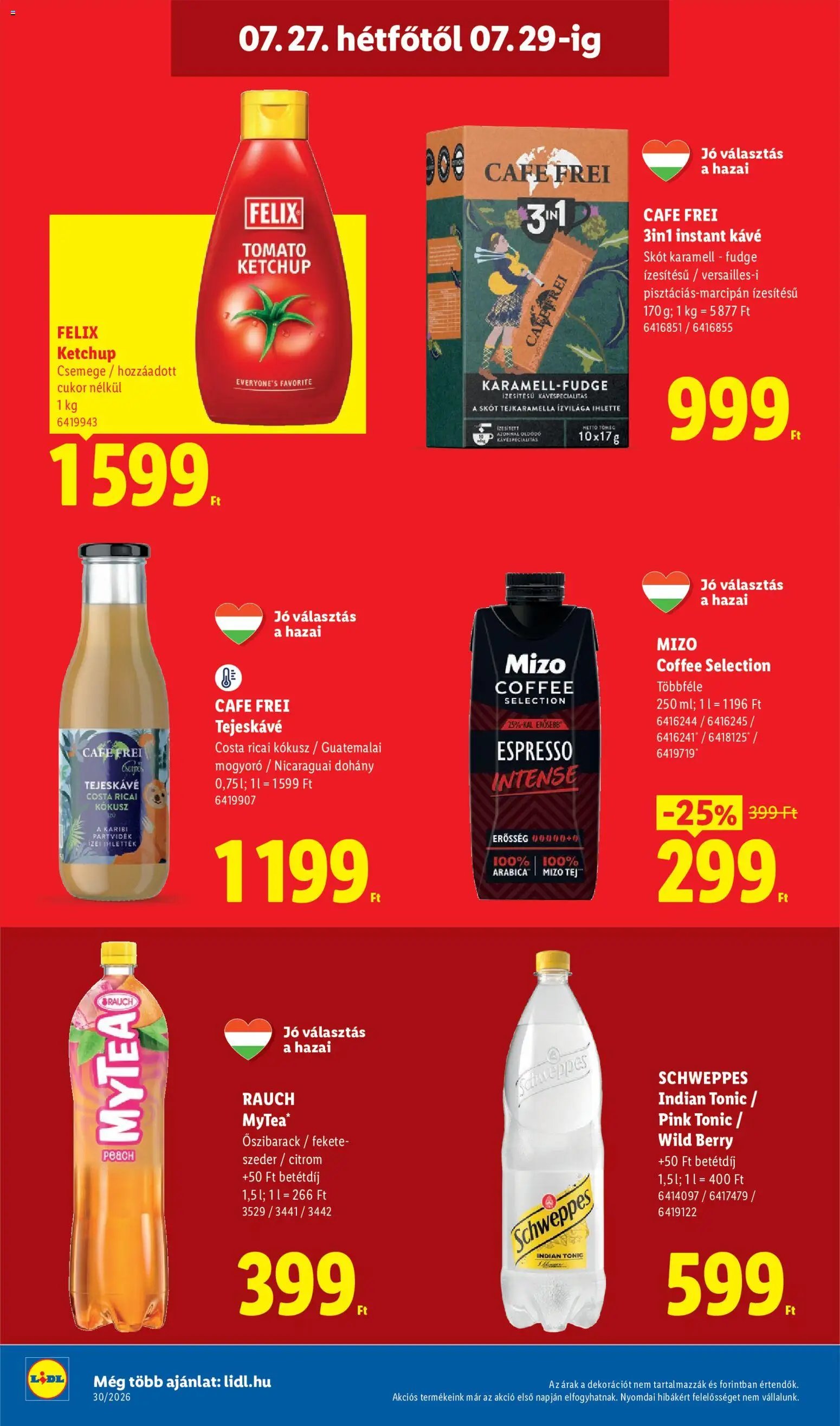 Lidl újság 2026.07.23. Lidl akciós újság