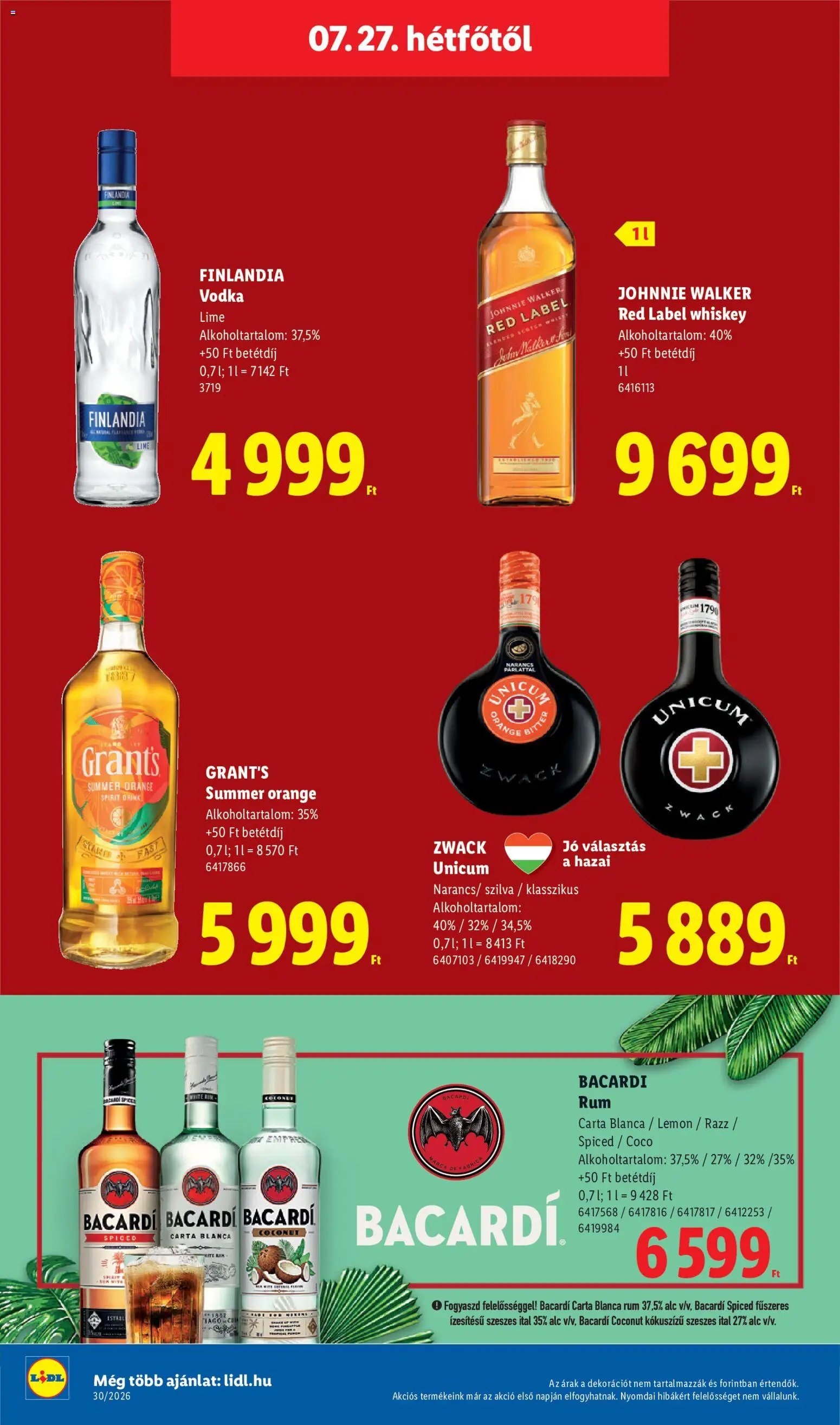Lidl újság 2026.07.23. Lidl akciós újság