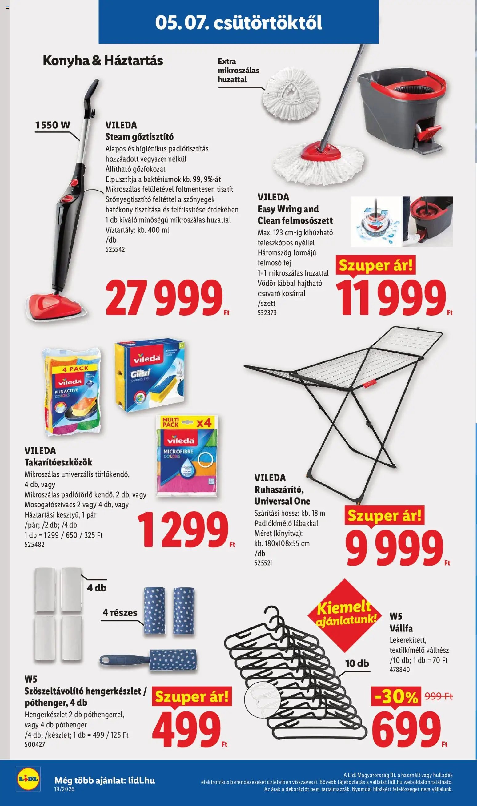 Lidl újság 2026.05.07. Lidl Nonfood kínálatunk (2026-05-07 - 2026-05-13)