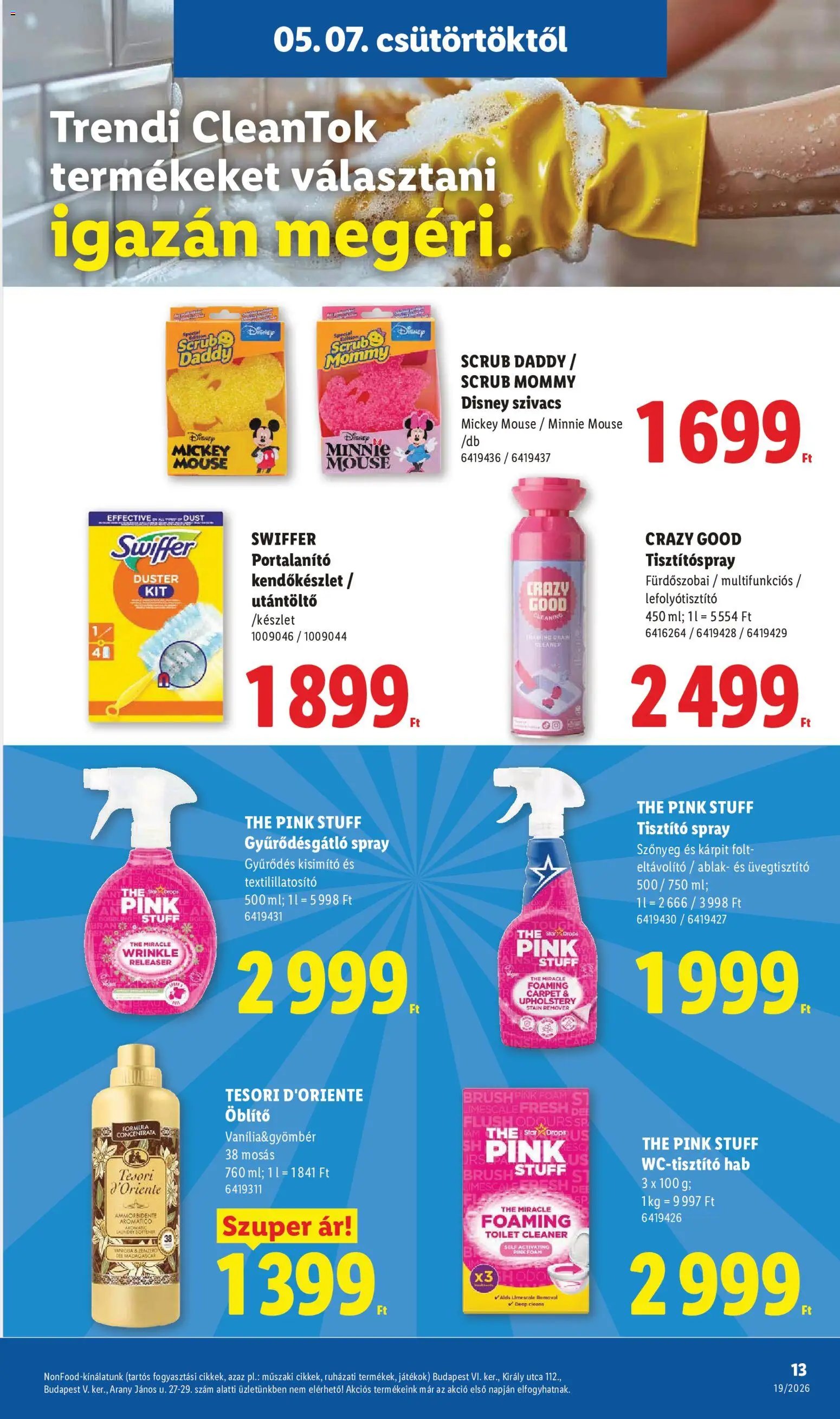 Lidl újság 2026.05.07. Lidl Nonfood kínálatunk (2026-05-07 - 2026-05-13)