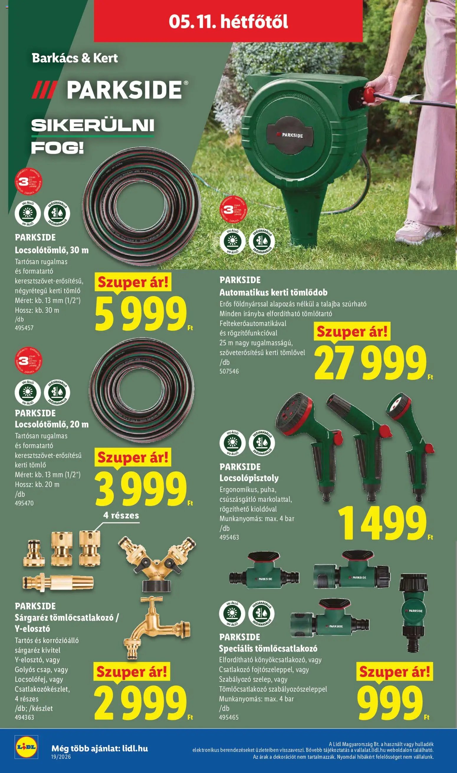 Lidl újság 2026.05.07. Lidl Nonfood kínálatunk (2026-05-07 - 2026-05-13)