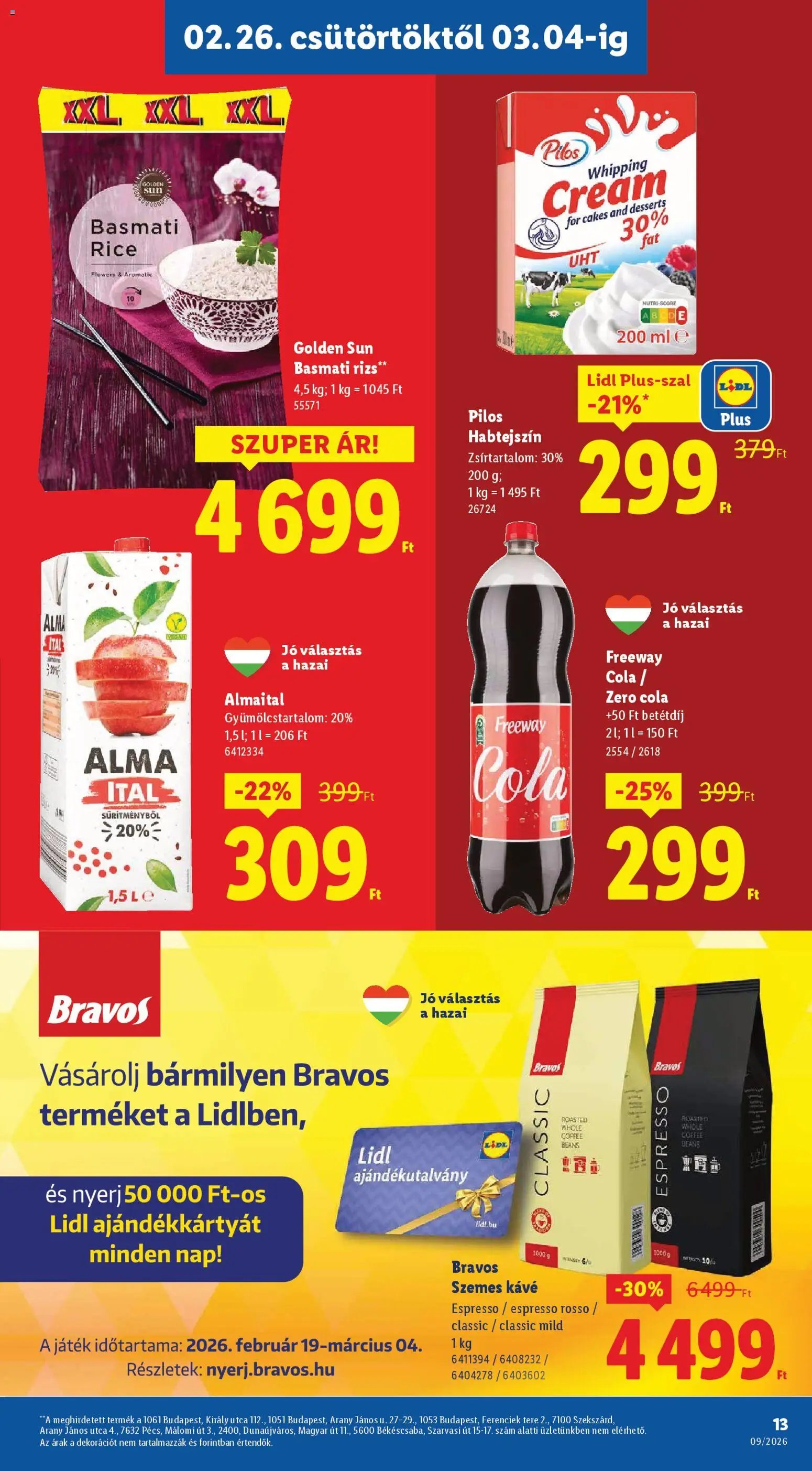 Lidl újság 2026.02.26. Akciós újság Lidl (2026-02-26 - 2026-03-04)
