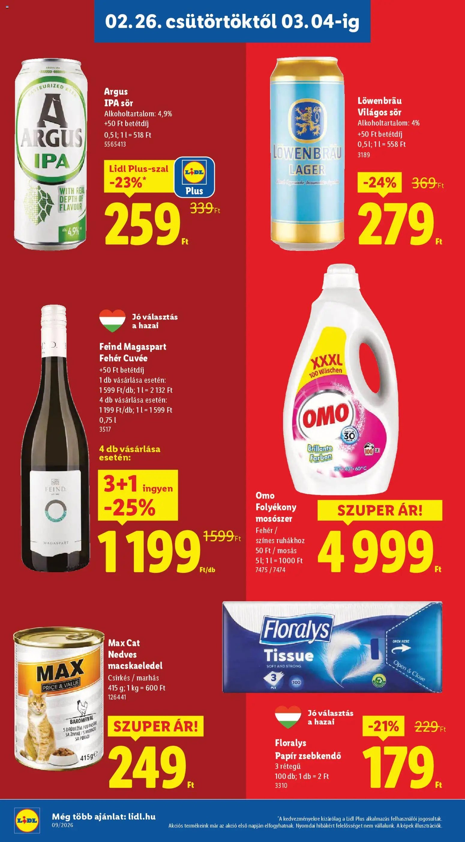 Lidl újság 2026.02.26. Akciós újság Lidl (2026-02-26 - 2026-03-04)