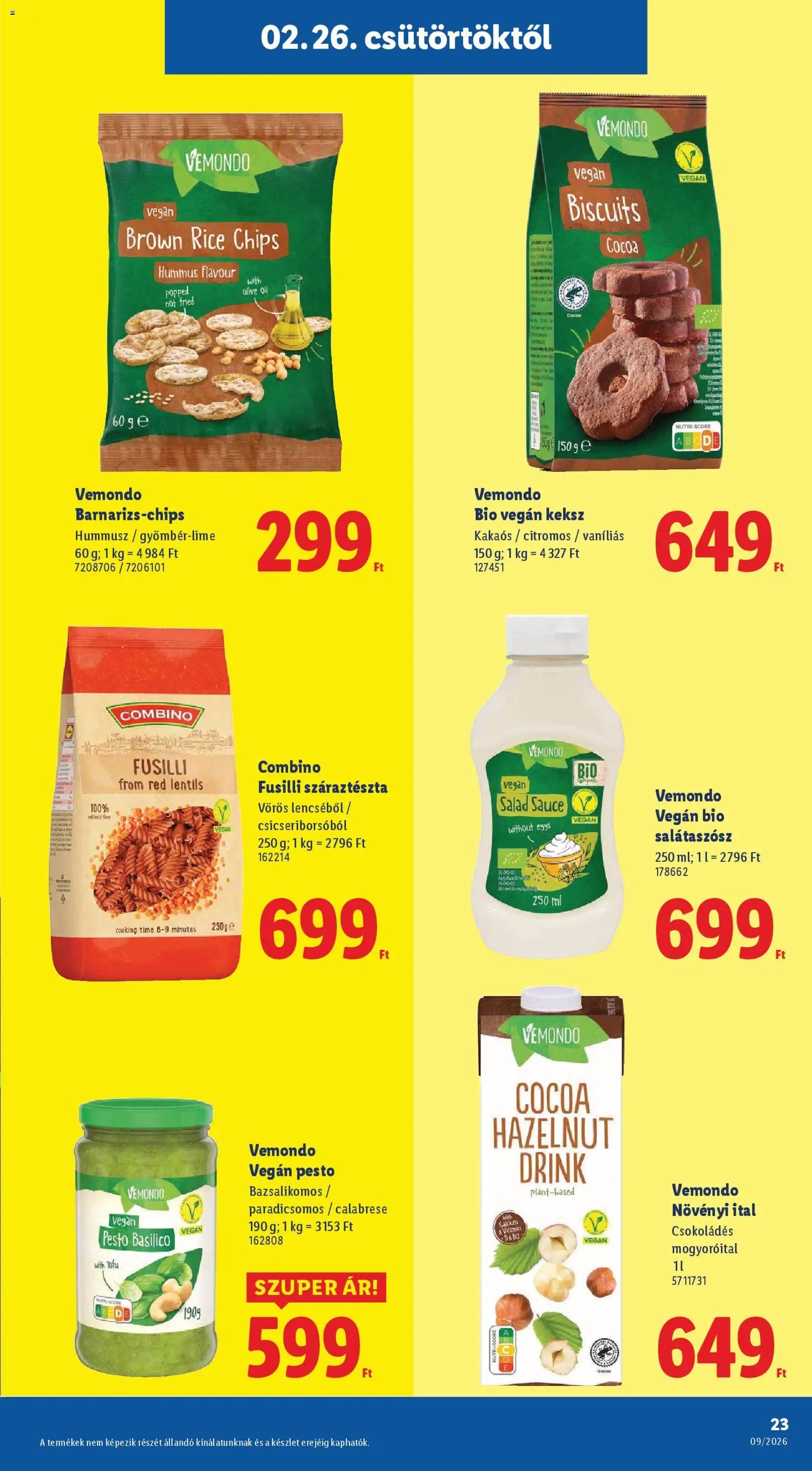 Lidl újság 2026.02.26. Akciós újság Lidl (2026-02-26 - 2026-03-04)