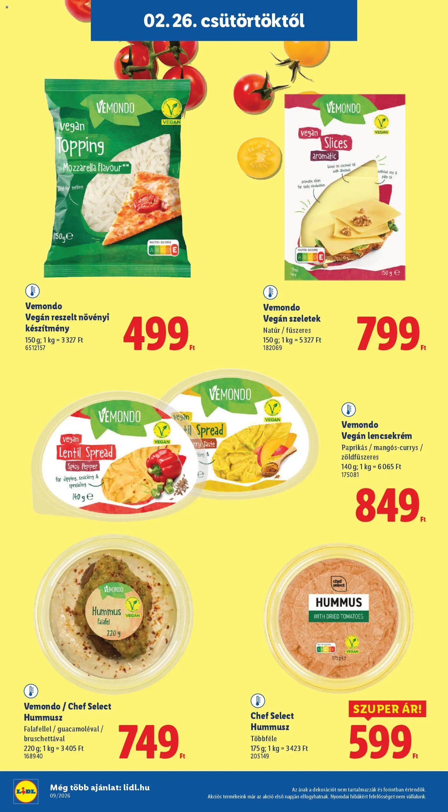 Lidl újság 2026.02.26. Akciós újság Lidl (2026-02-26 - 2026-03-04)