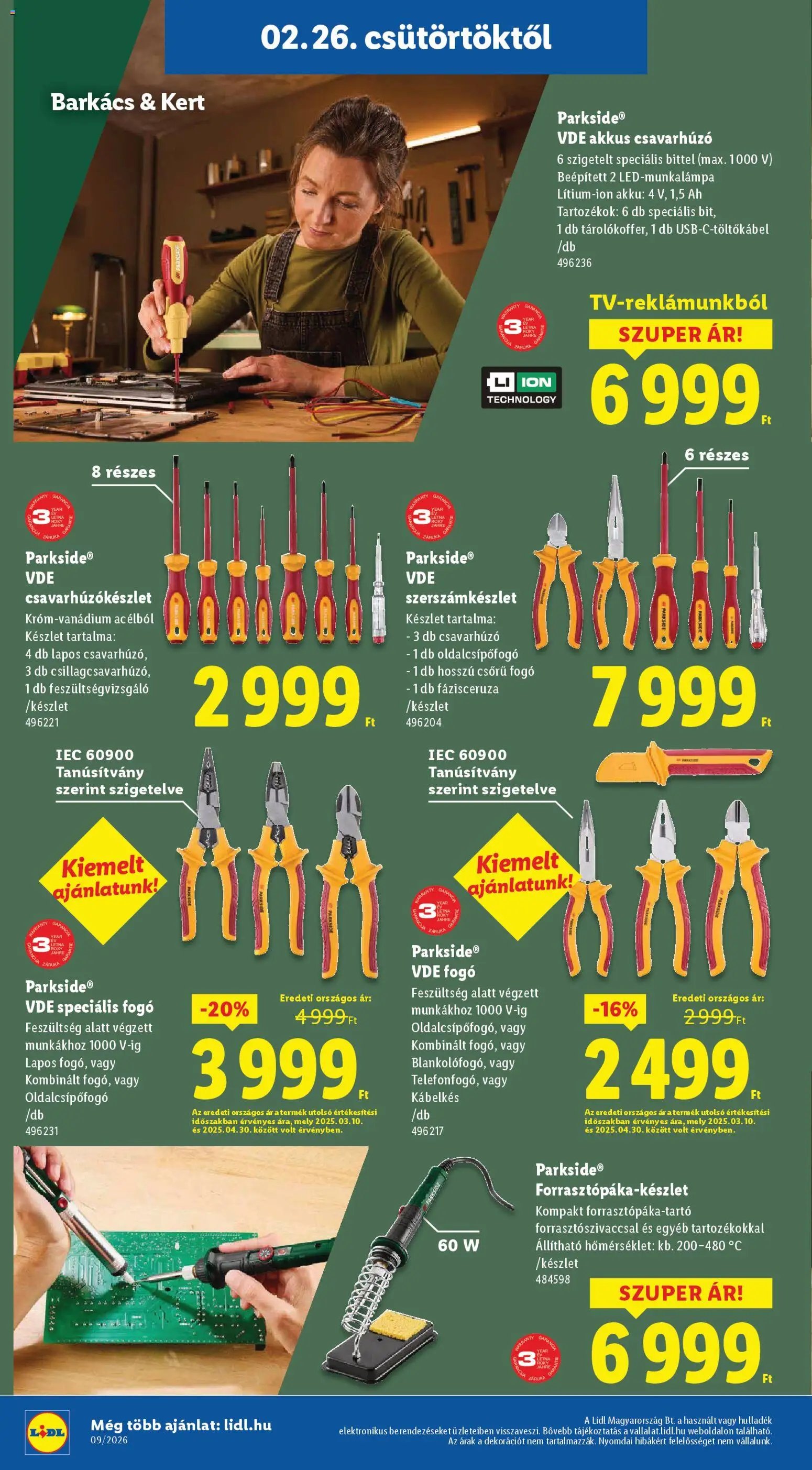 Lidl újság 2026.02.26. Akciós újság Lidl (2026-02-26 - 2026-03-04)