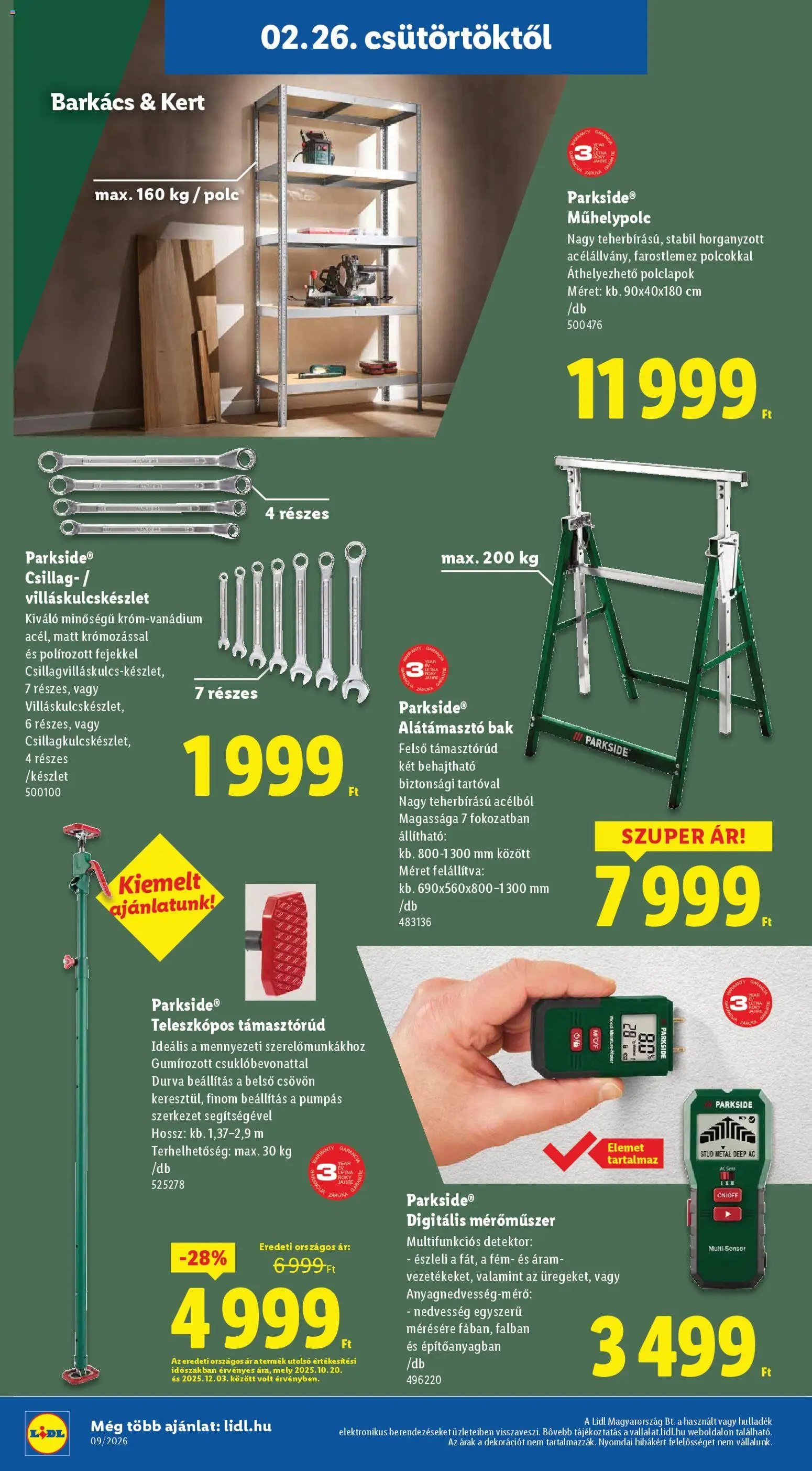 Lidl újság 2026.02.26. Akciós újság Lidl (2026-02-26 - 2026-03-04)