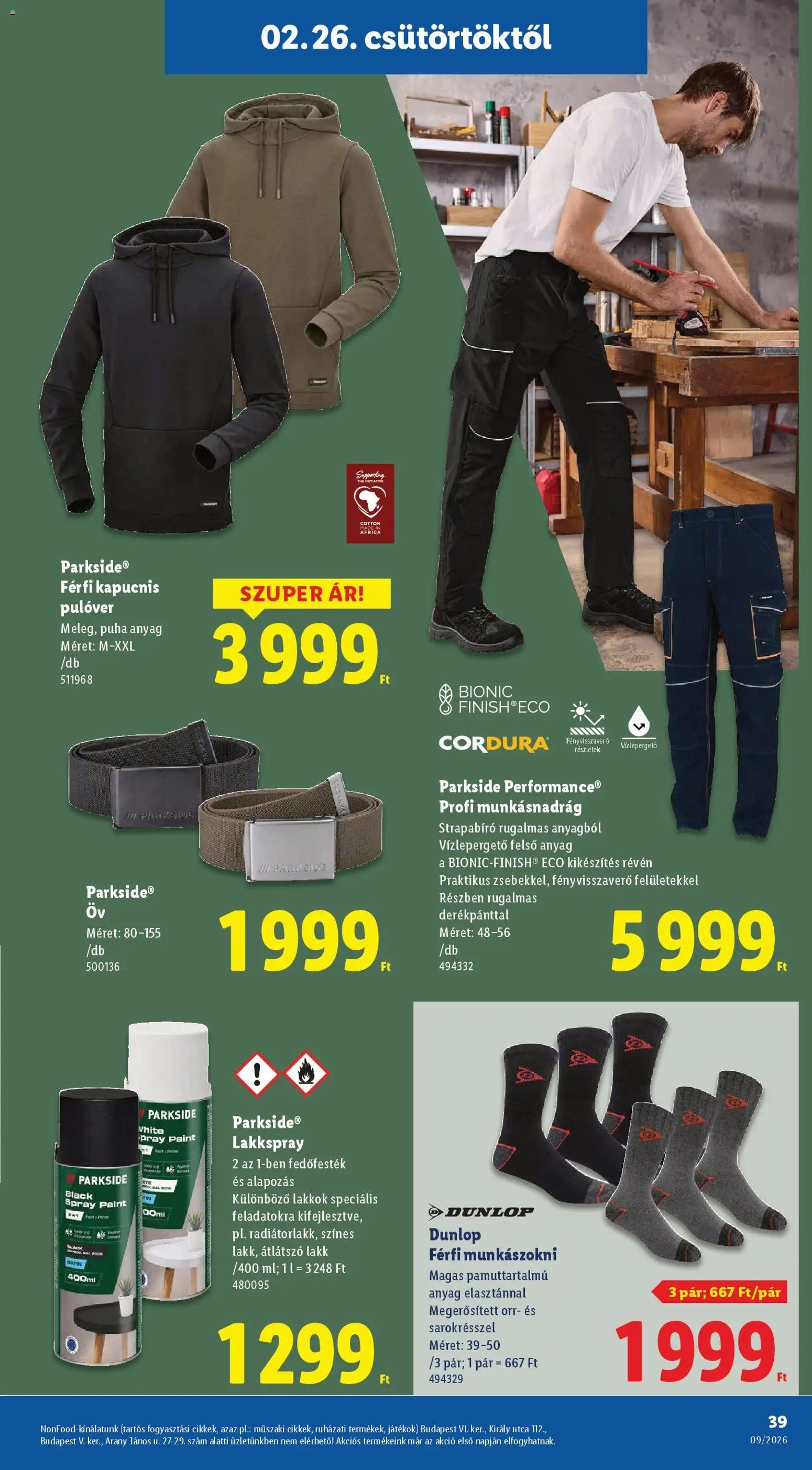 Lidl újság 2026.02.26. Akciós újság Lidl (2026-02-26 - 2026-03-04)