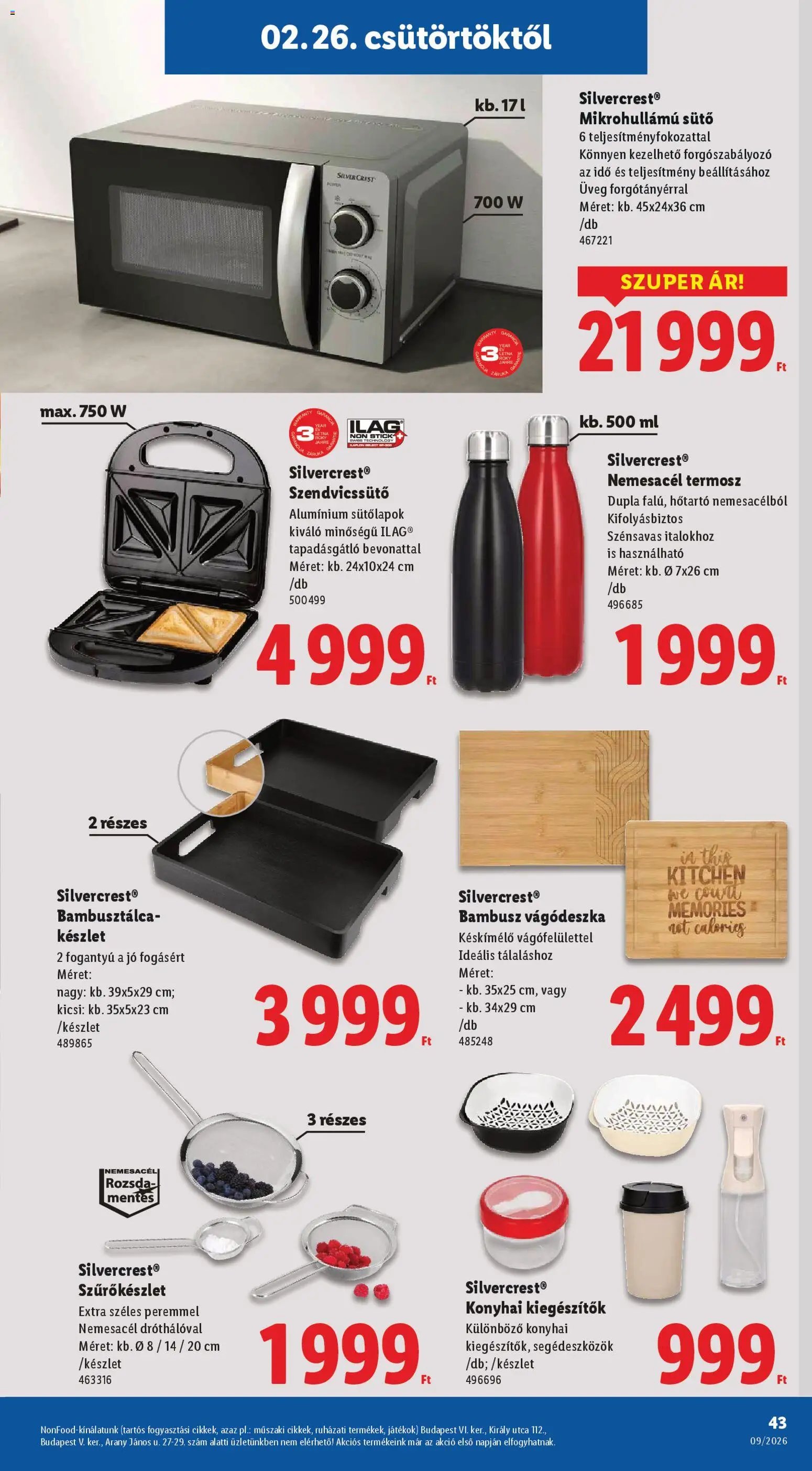 Lidl újság 2026.02.26. Akciós újság Lidl (2026-02-26 - 2026-03-04)