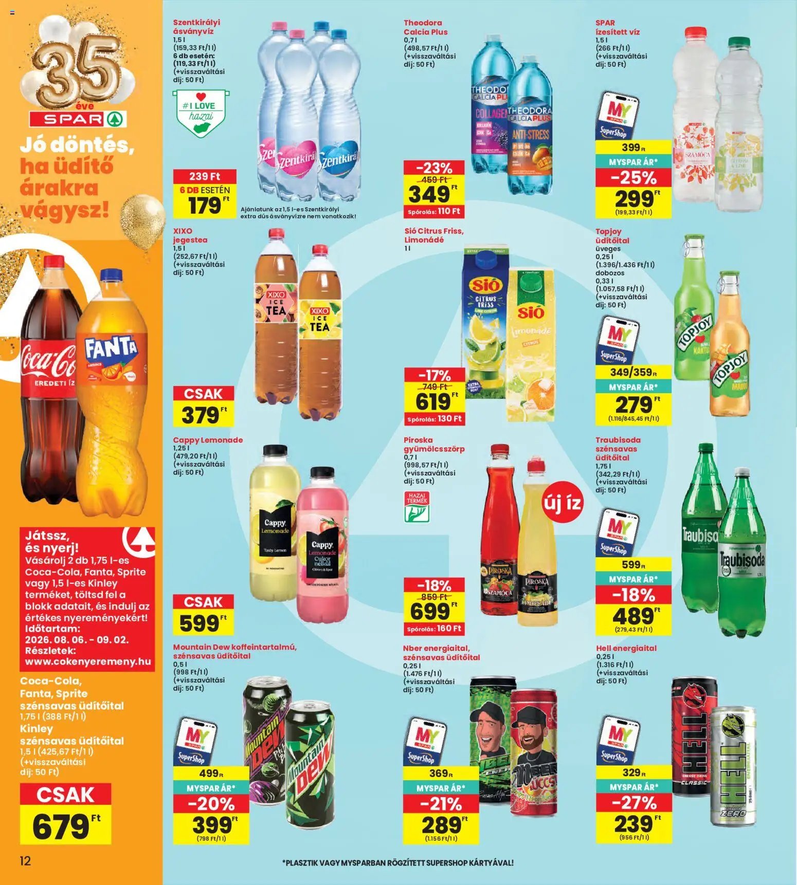 Interspar újság 2026.08.06. Interspar akciós újság