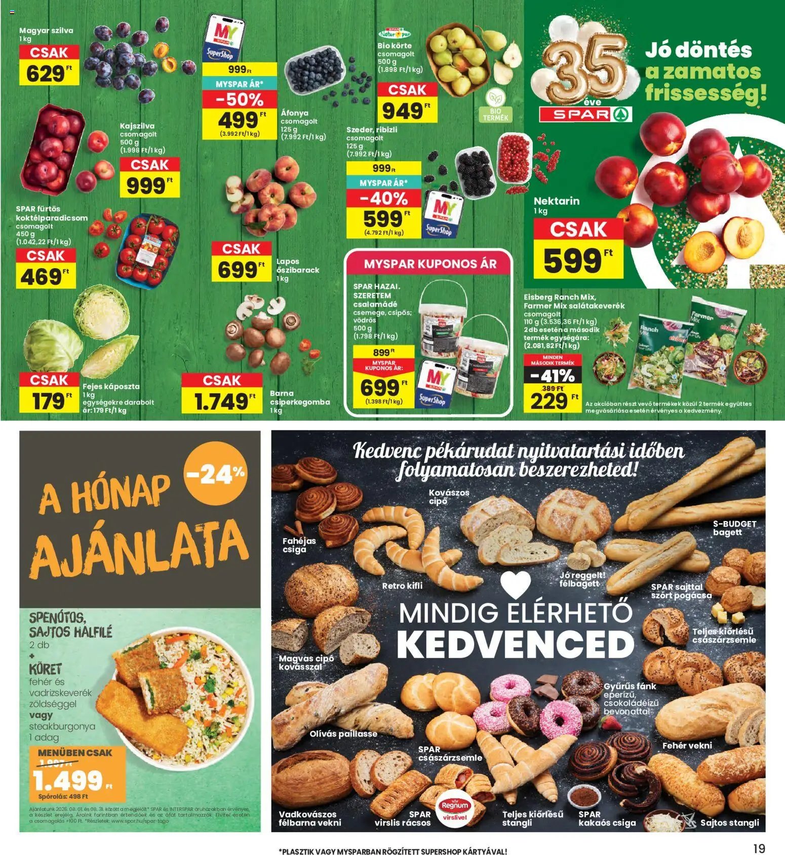 Interspar újság 2026.08.06. Interspar akciós újság