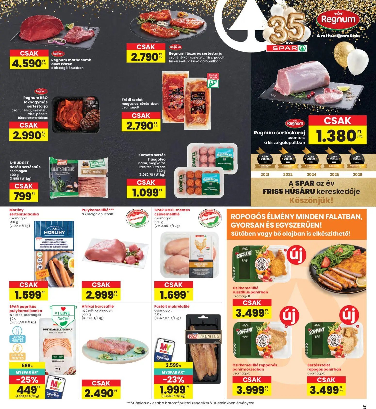 Interspar újság 2026.08.06. Interspar akciós újság