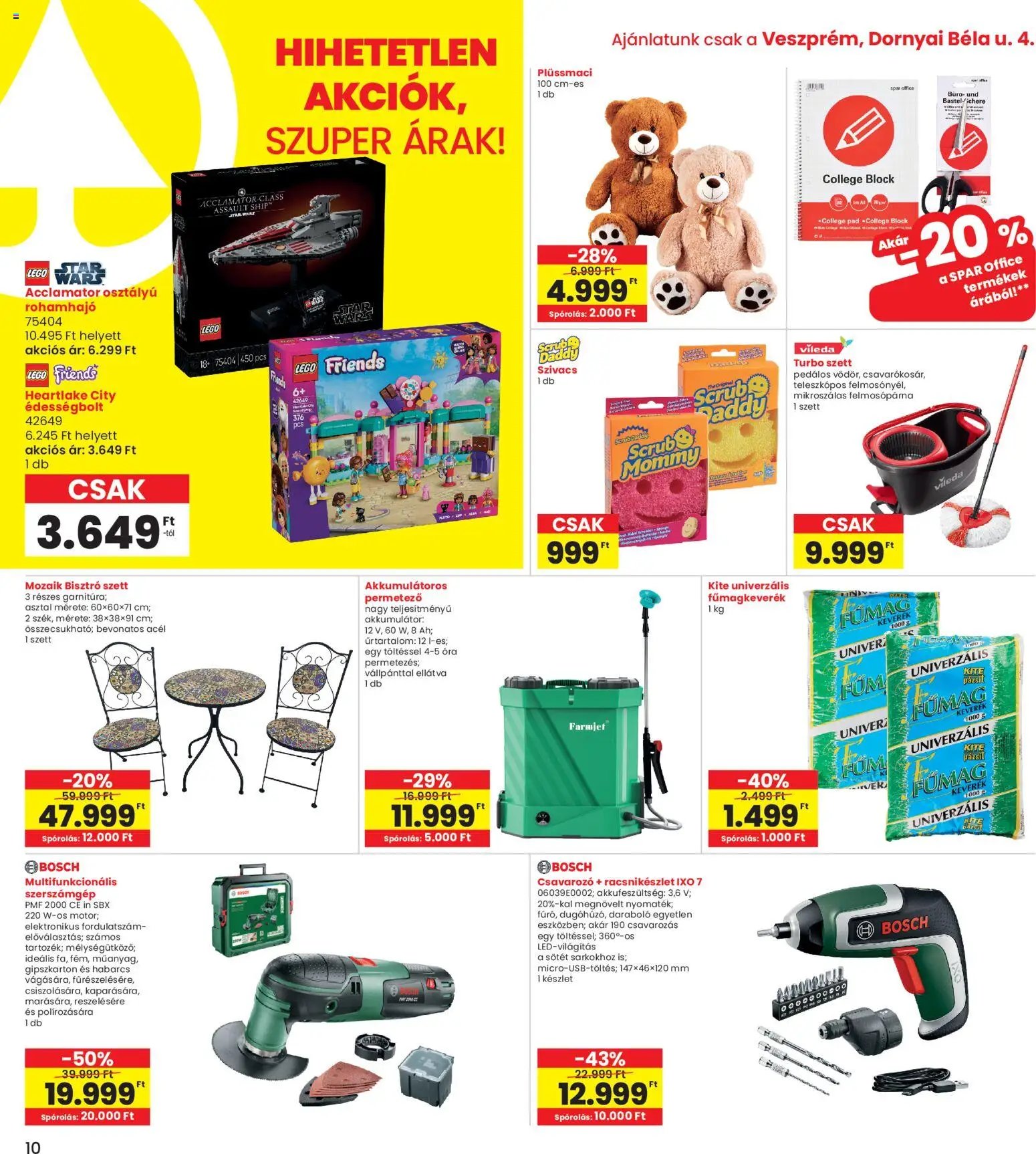 Interspar újság 2026.03.26. Interspar Veszprém üzlet megújulás (2026-03-26 - 2026-04-04)