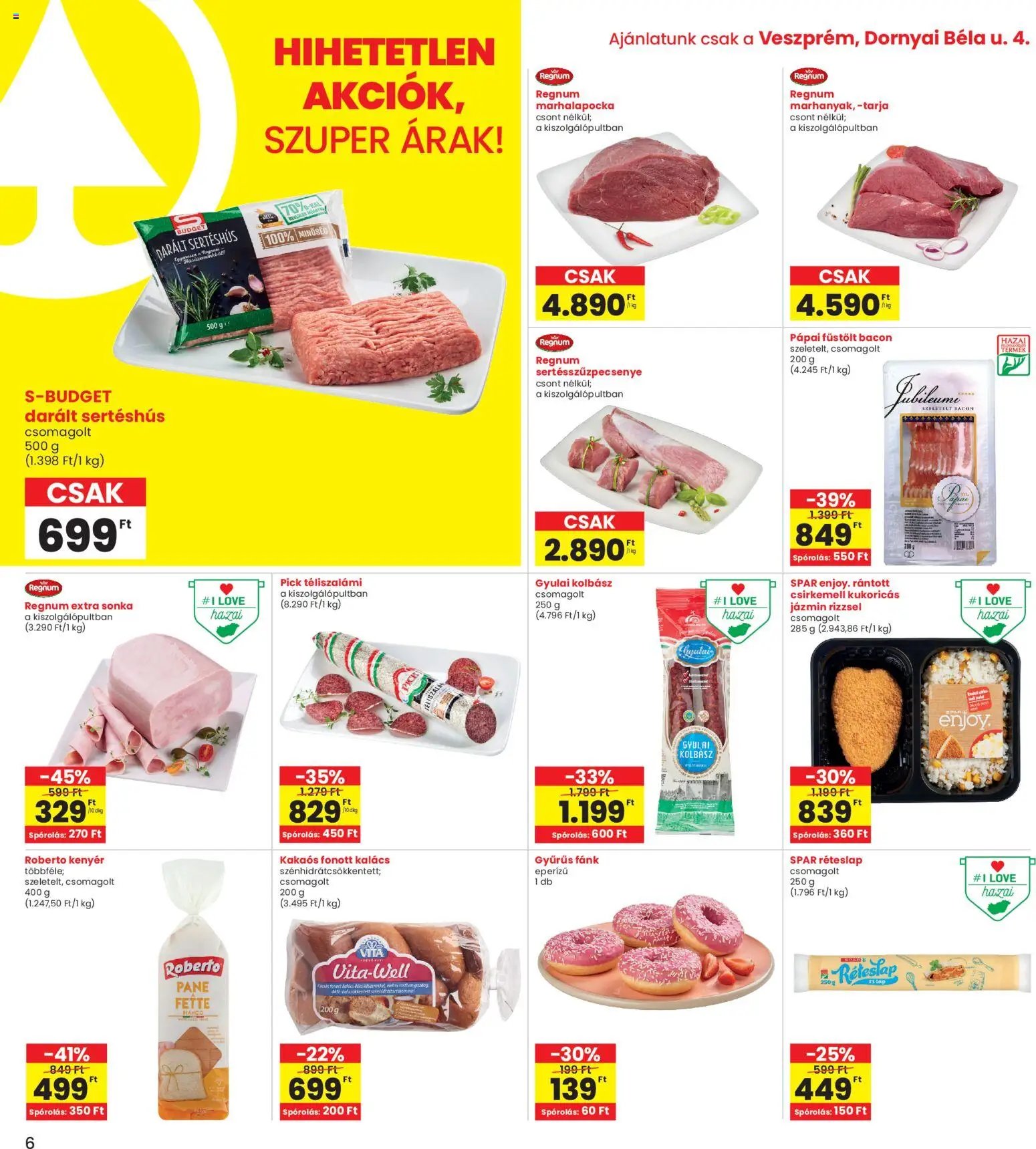 Interspar újság 2026.03.26. Interspar Veszprém üzlet megújulás (2026-03-26 - 2026-04-04)