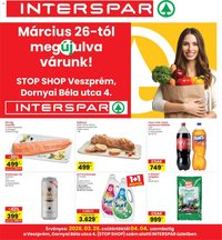 Interspar újság 2026.03.26. Interspar Veszprém üzlet megújulás (2026-03-26 - 2026-04-04)