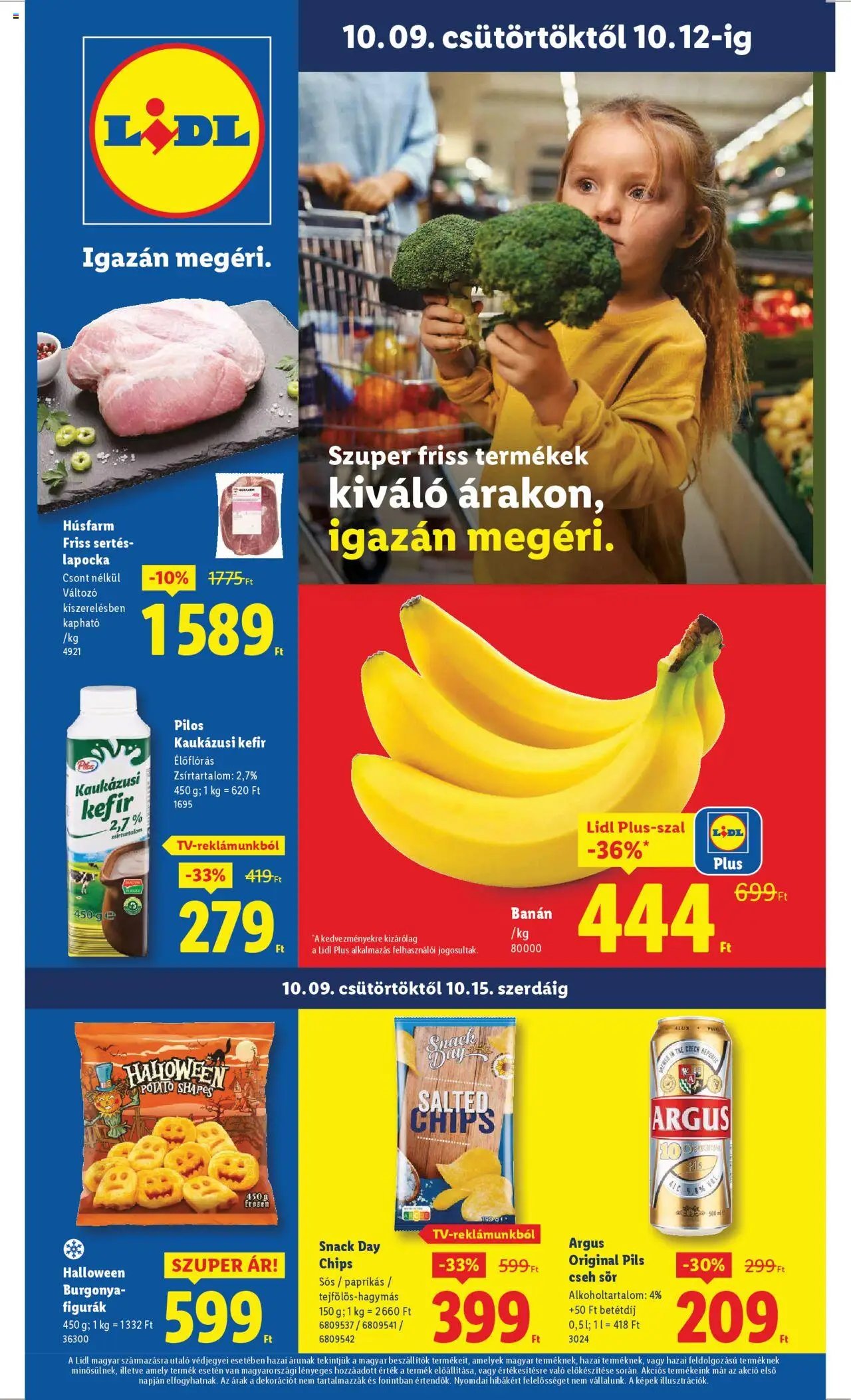 Lidl újság 2025.10.09. Akciós újság Lidl (2025-10-09 - 2025-10-15)