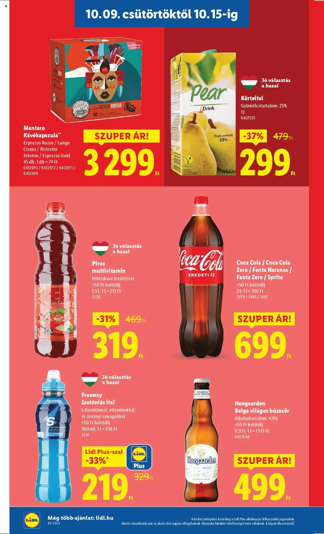 Lidl újság 2025.10.09. Akciós újság Lidl (2025-10-09 - 2025-10-15)