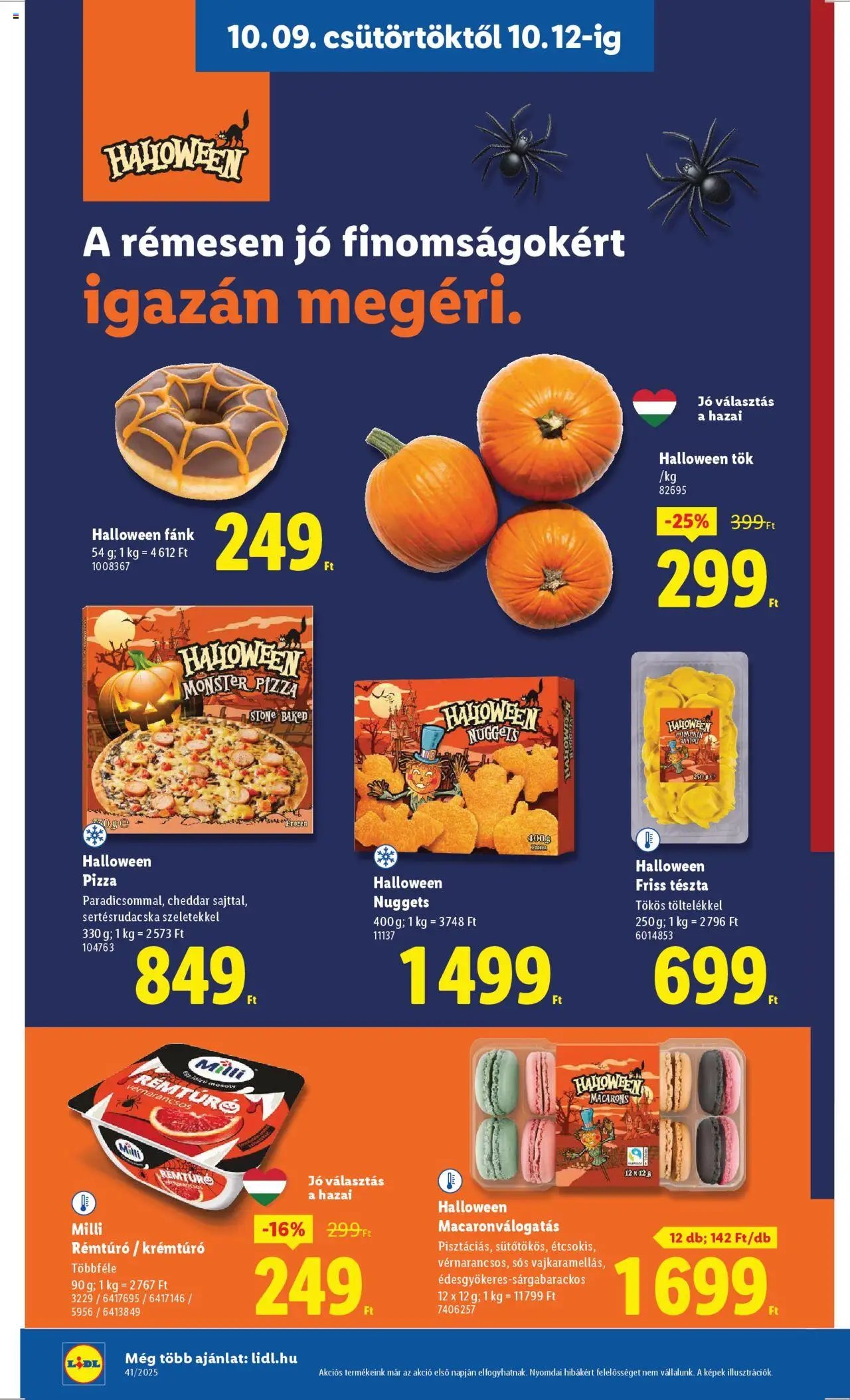 Lidl újság 2025.10.09. Akciós újság Lidl (2025-10-09 - 2025-10-15)