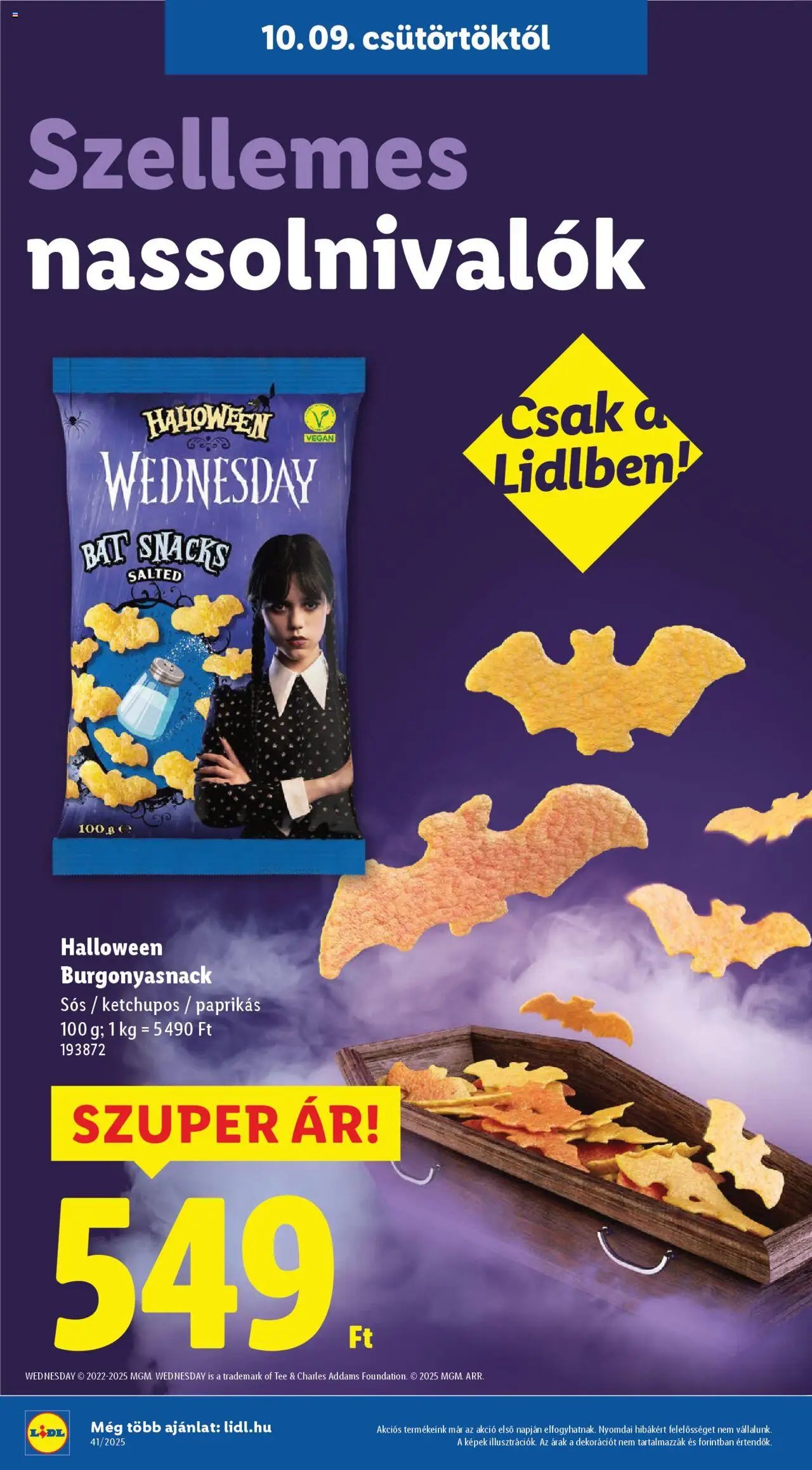 Lidl újság 2025.10.09. Akciós újság Lidl (2025-10-09 - 2025-10-15)