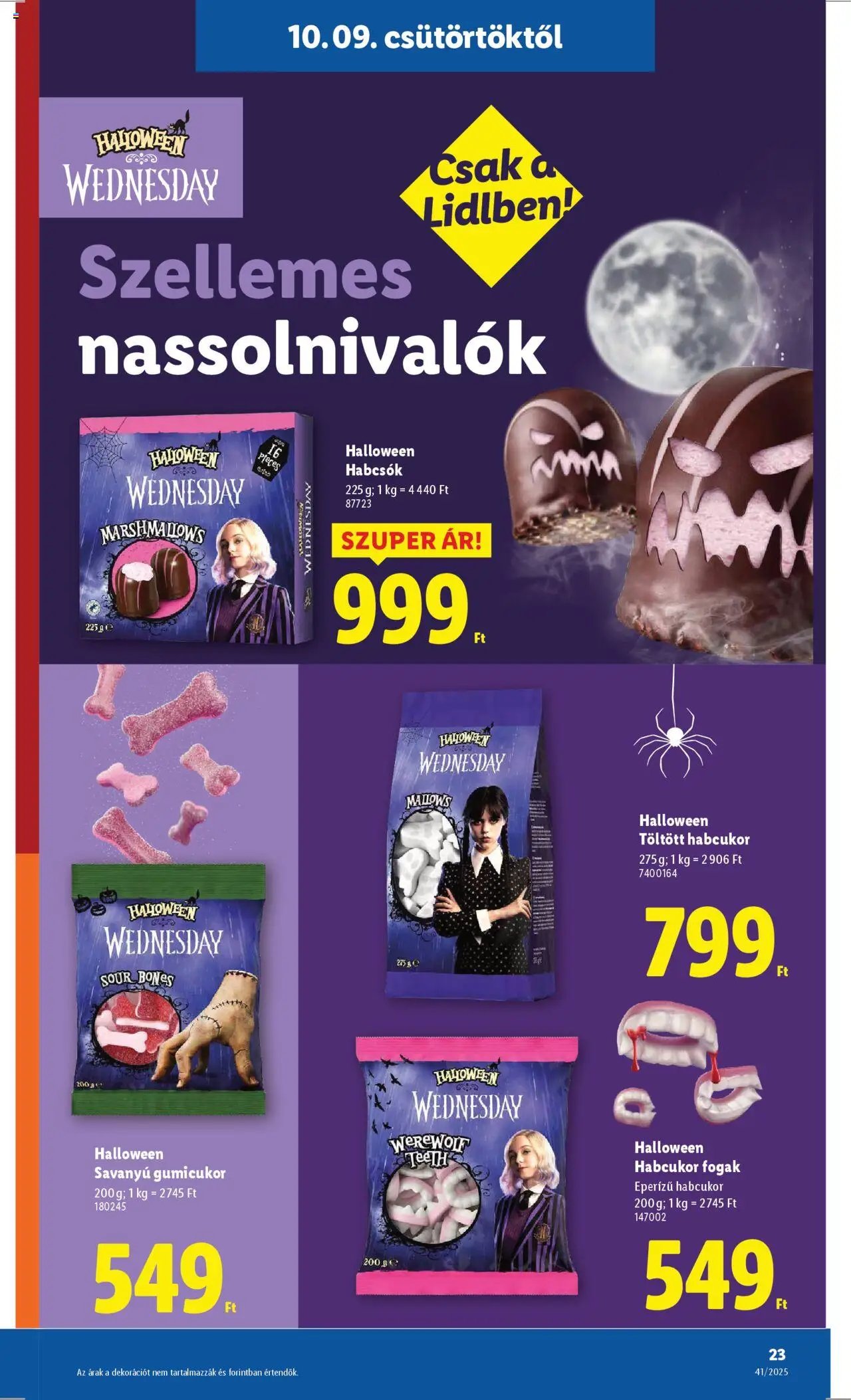 Lidl újság 2025.10.09. Akciós újság Lidl (2025-10-09 - 2025-10-15)