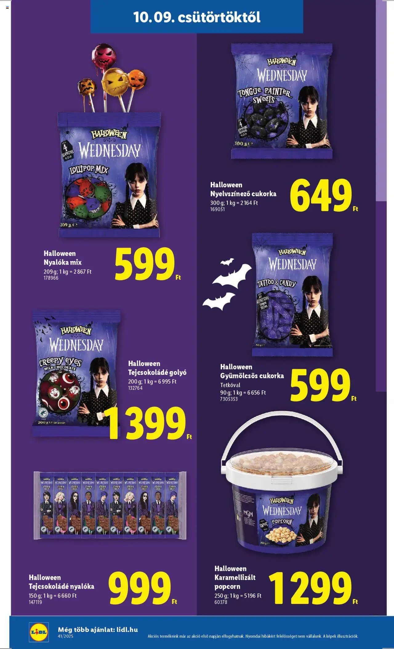 Lidl újság 2025.10.09. Akciós újság Lidl (2025-10-09 - 2025-10-15)
