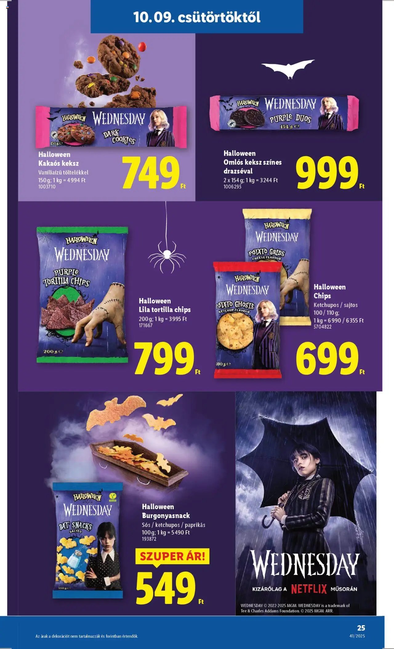 Lidl újság 2025.10.09. Akciós újság Lidl (2025-10-09 - 2025-10-15)