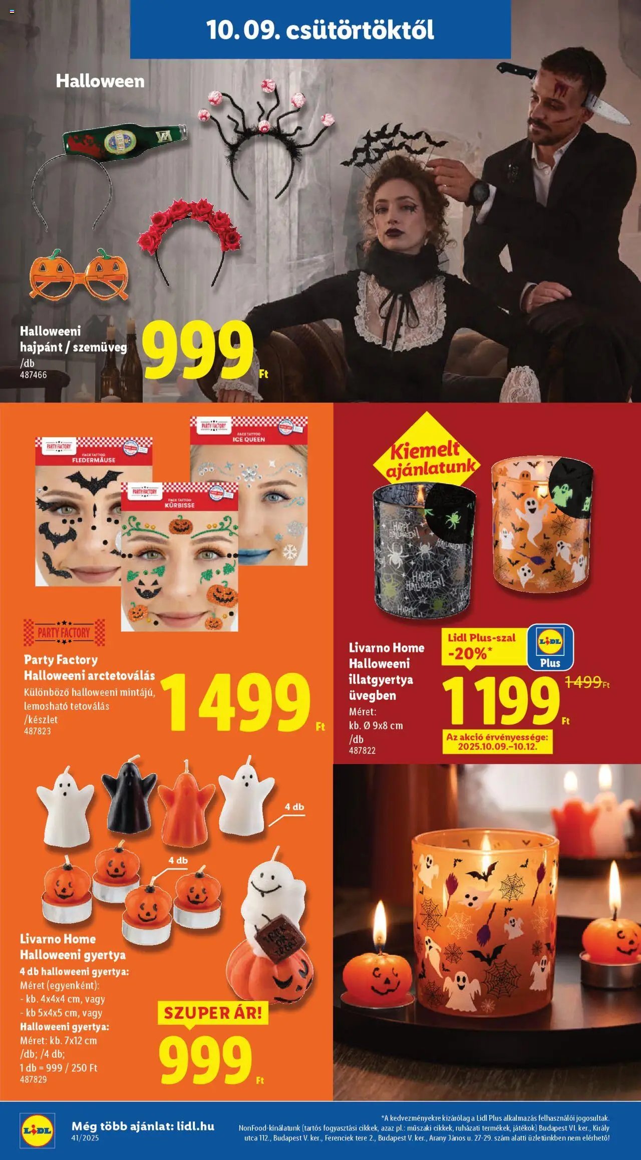 Lidl újság 2025.10.09. Akciós újság Lidl (2025-10-09 - 2025-10-15)