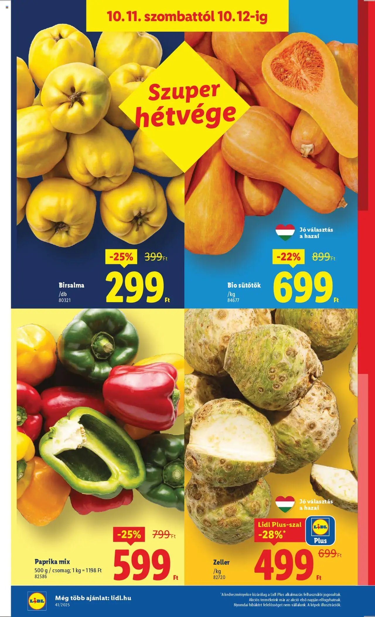 Lidl újság 2025.10.09. Akciós újság Lidl (2025-10-09 - 2025-10-15)