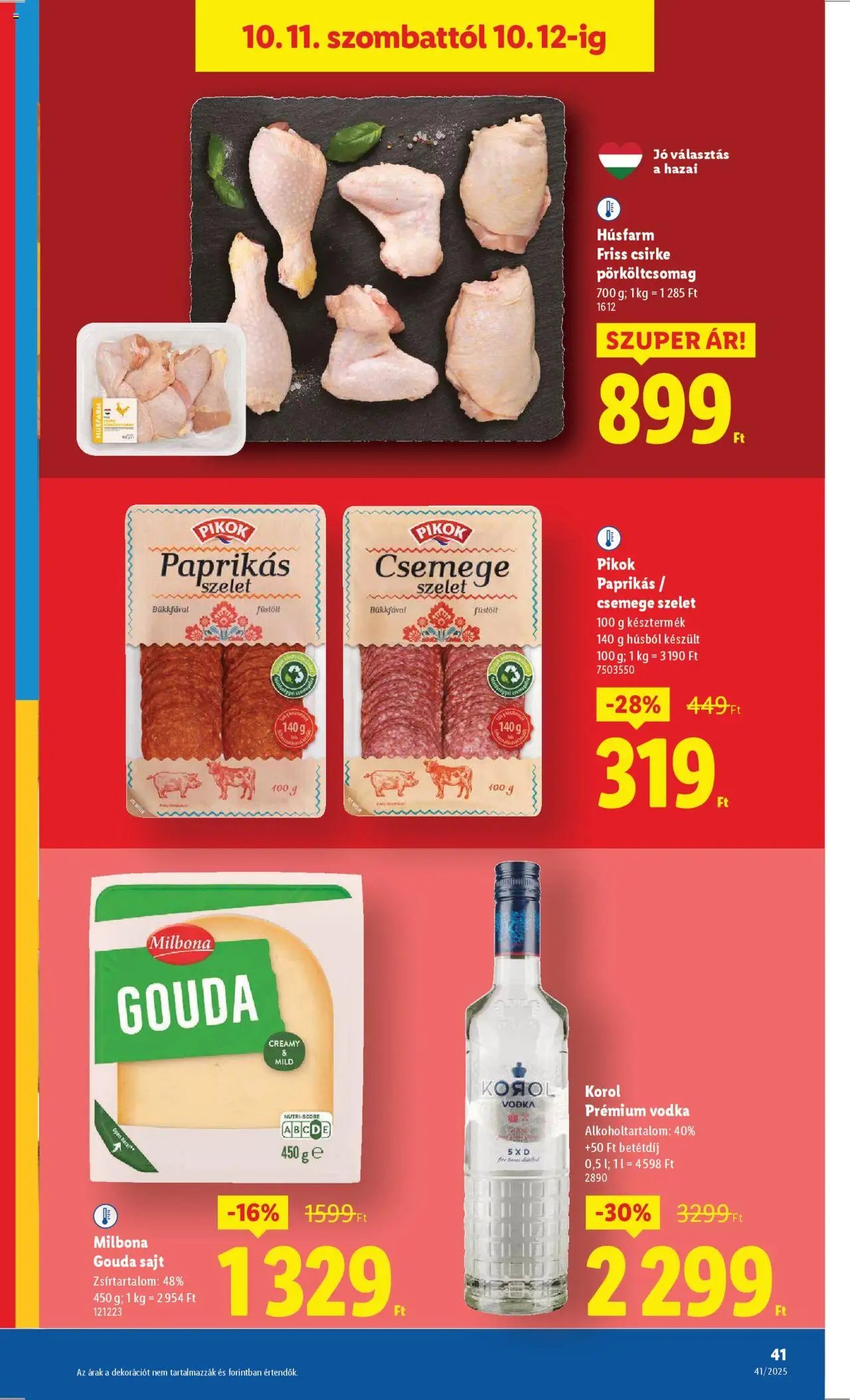 Lidl újság 2025.10.09. Akciós újság Lidl (2025-10-09 - 2025-10-15)