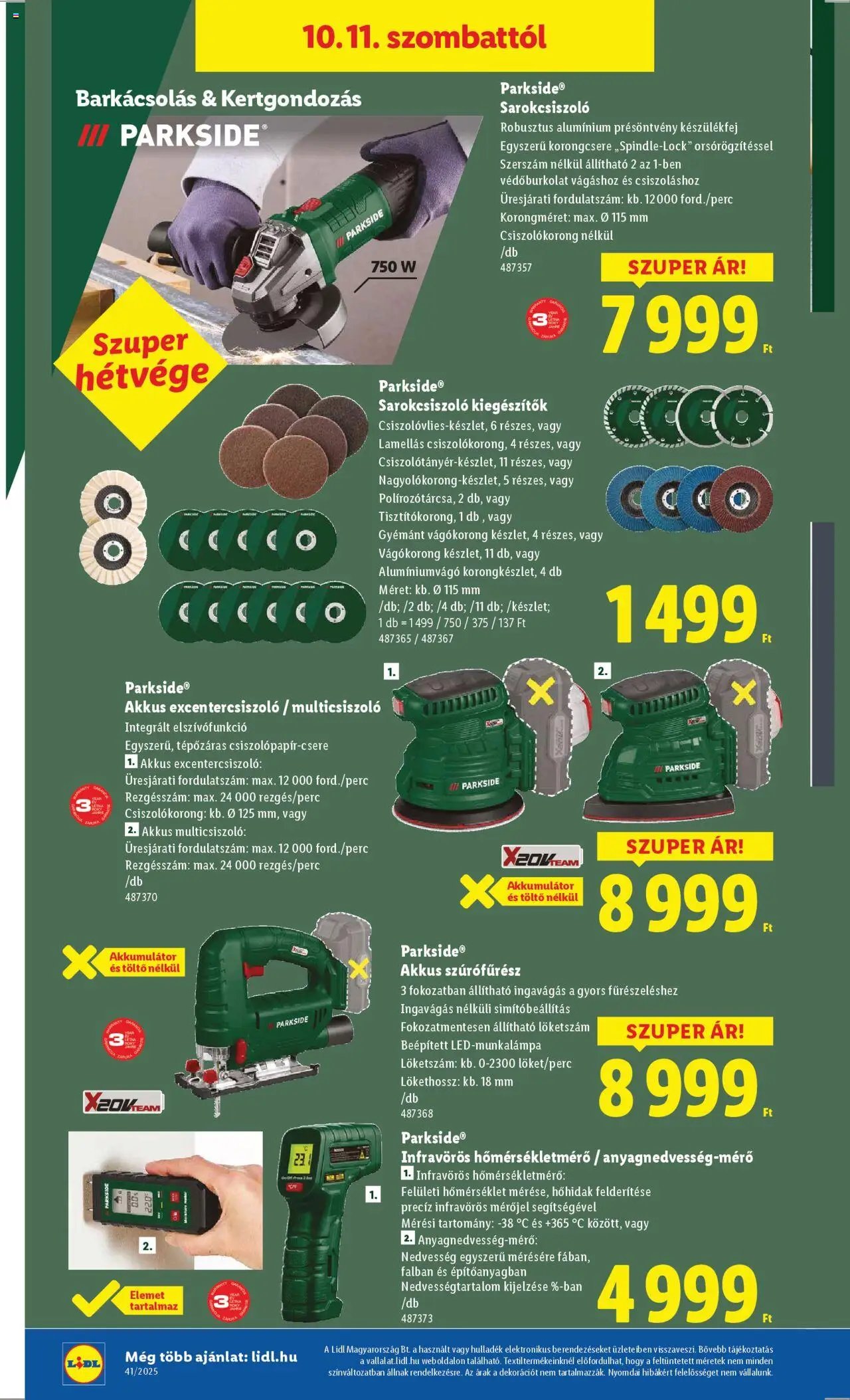 Lidl újság 2025.10.09. Akciós újság Lidl (2025-10-09 - 2025-10-15)