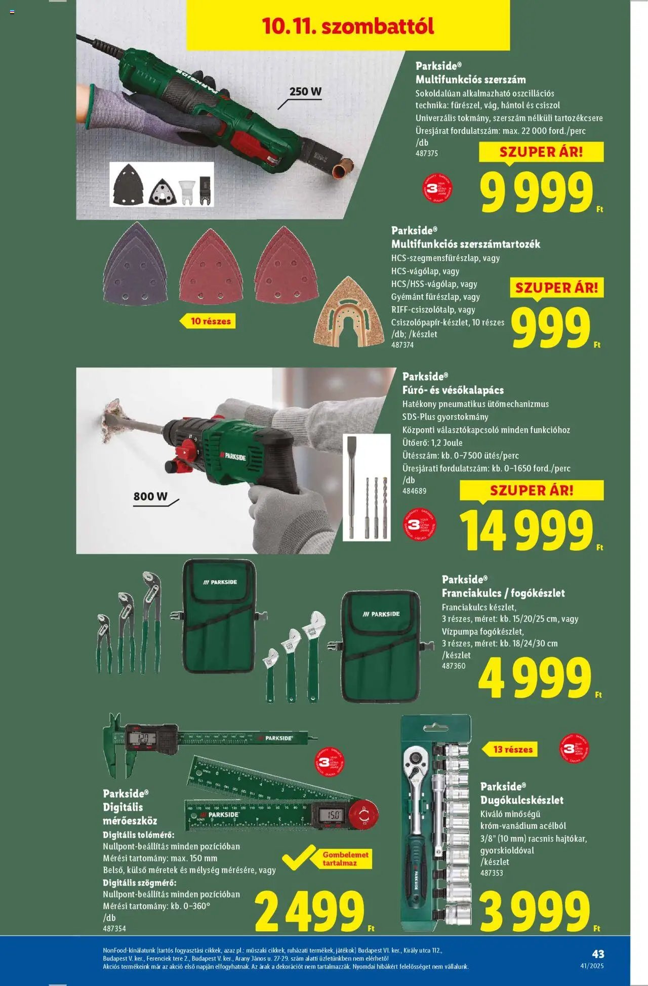 Lidl újság 2025.10.09. Akciós újság Lidl (2025-10-09 - 2025-10-15)