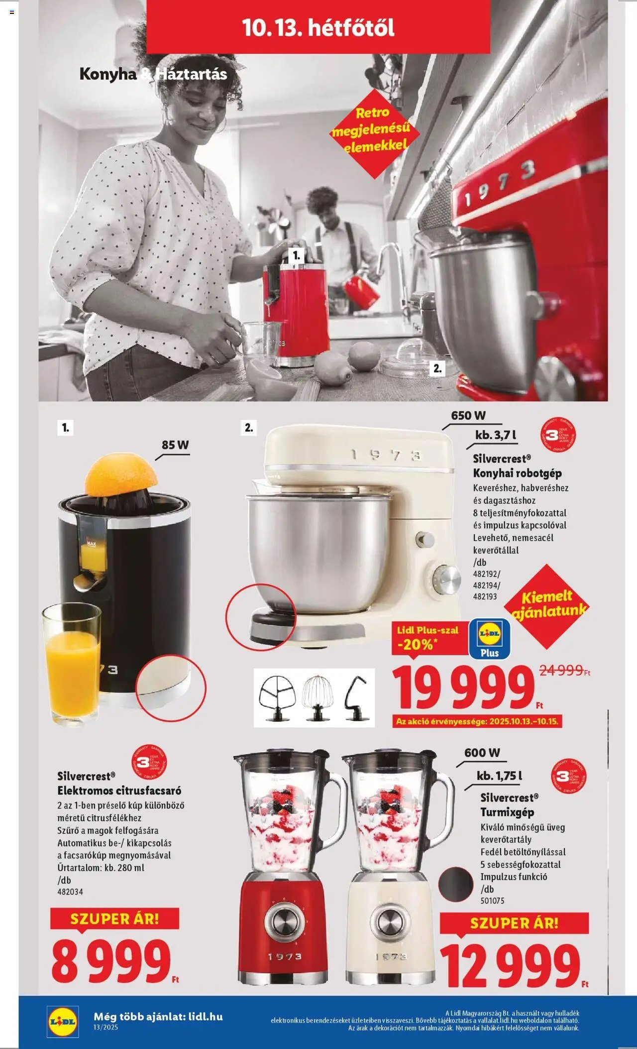 Lidl újság 2025.10.09. Akciós újság Lidl (2025-10-09 - 2025-10-15)