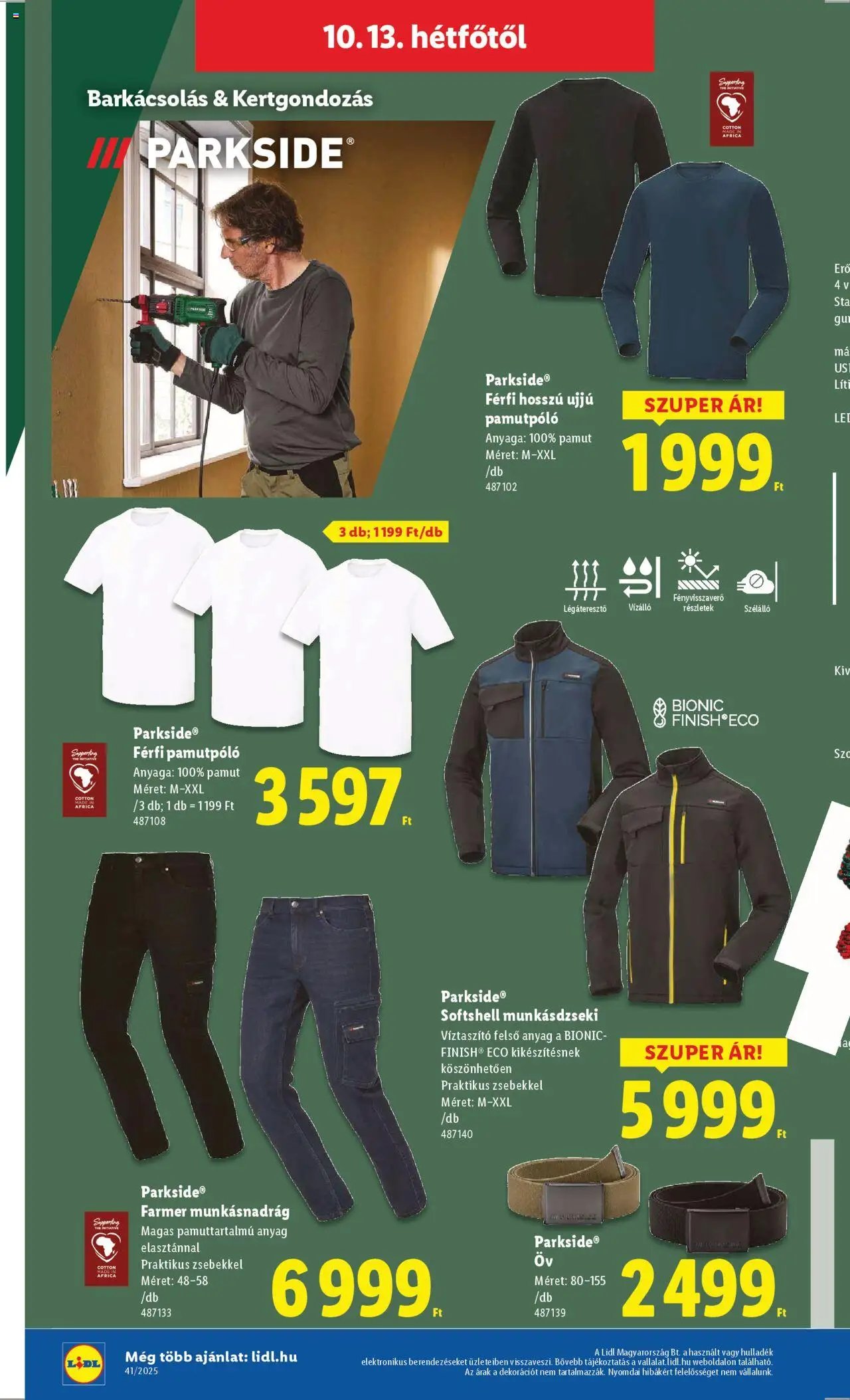 Lidl újság 2025.10.09. Akciós újság Lidl (2025-10-09 - 2025-10-15)