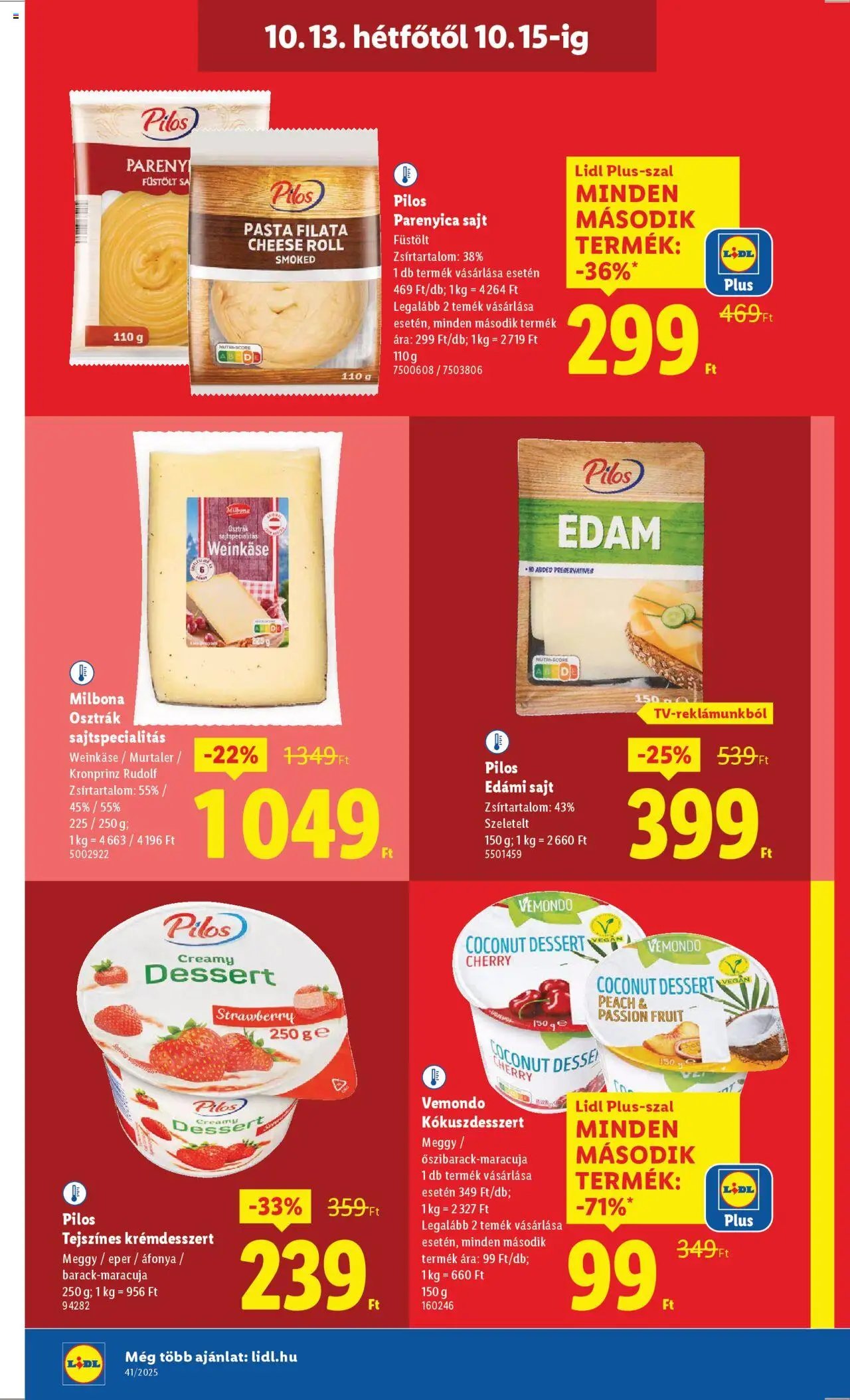 Lidl újság 2025.10.09. Akciós újság Lidl (2025-10-09 - 2025-10-15)
